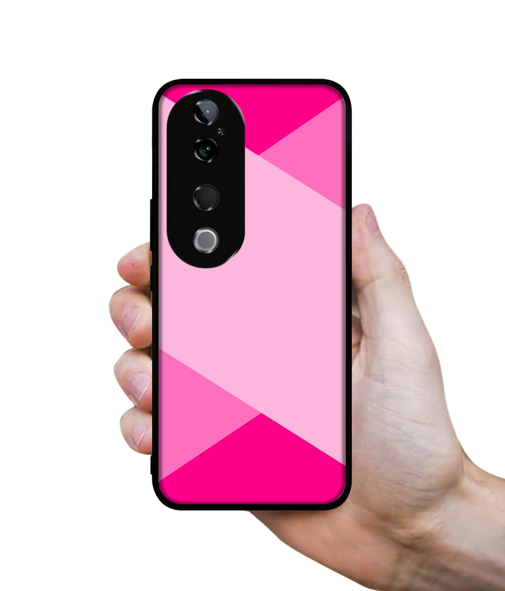 Pink Cross Vector Design Designer 2D Printed Back Case Cover for Vivo T3 Ultra 5G