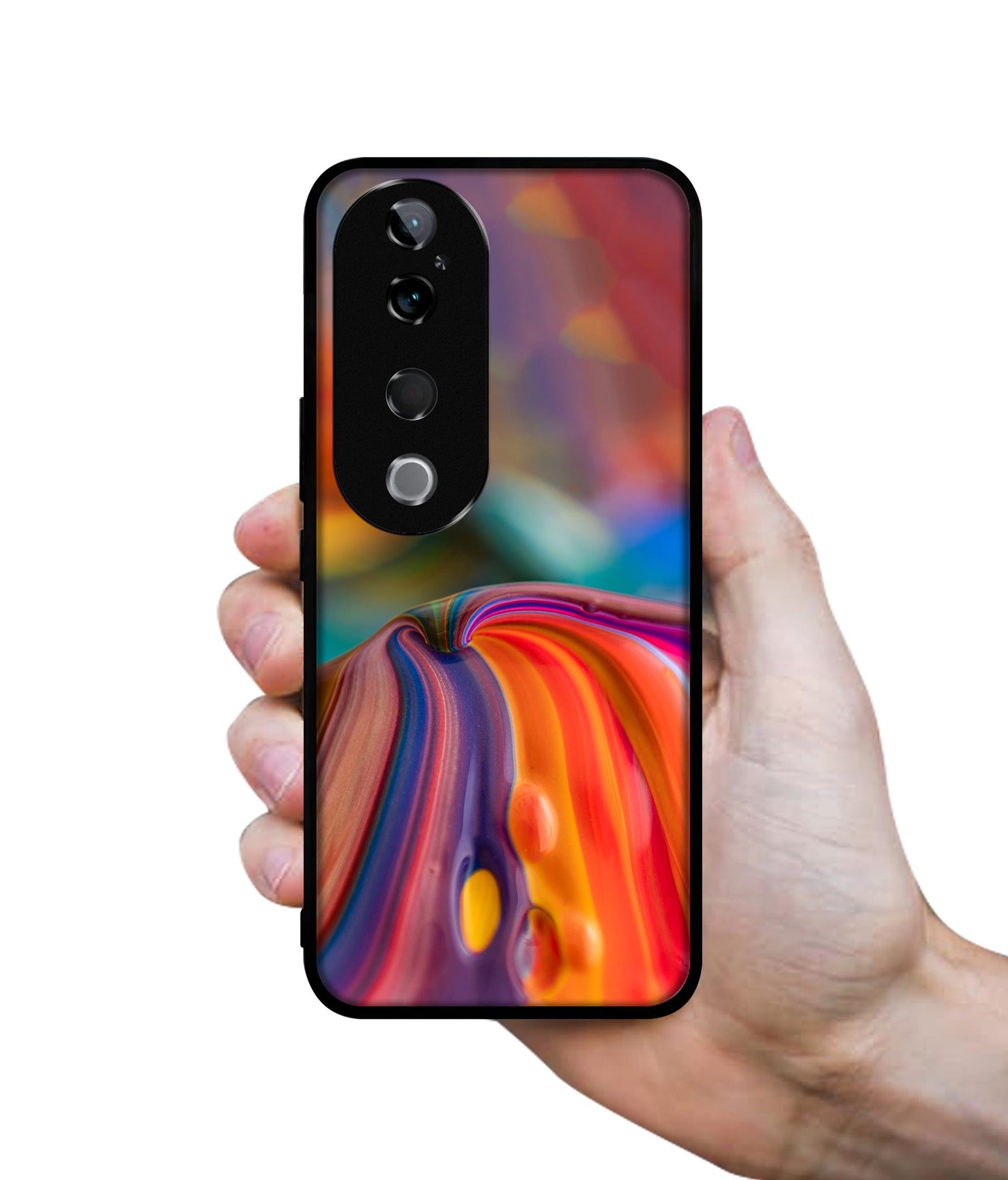 Rainbow Colors Designer 2D Printed Back Case Cover for Vivo T3 Ultra 5G