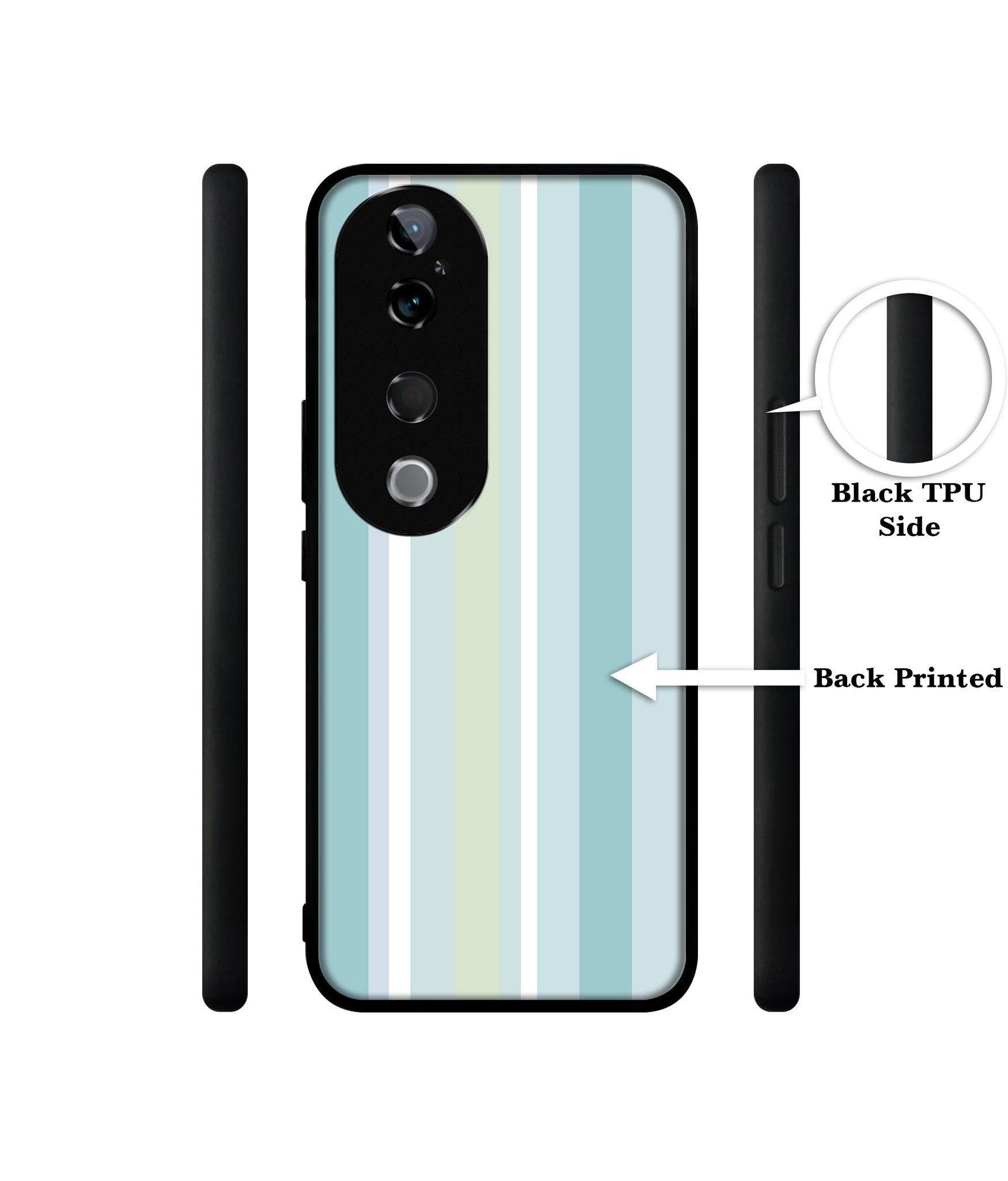 Light Green Stripes Design Designer 2D Printed Back Case Cover for Vivo T3 Ultra 5G