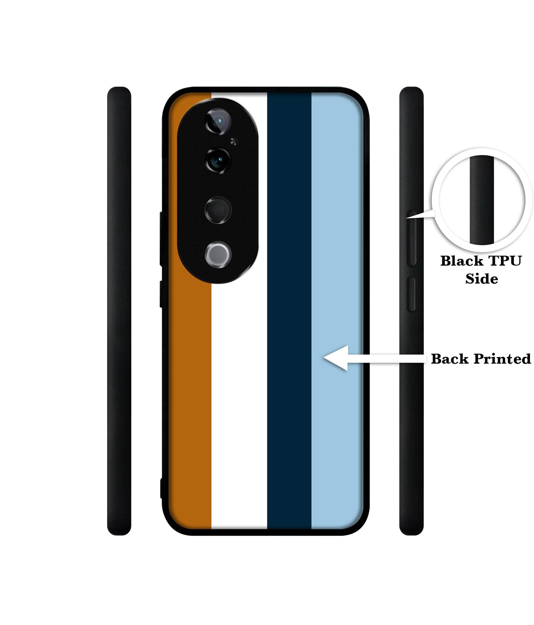 Color Stripes Design Designer 2D Printed Back Case Cover for Vivo T3 Ultra 5G