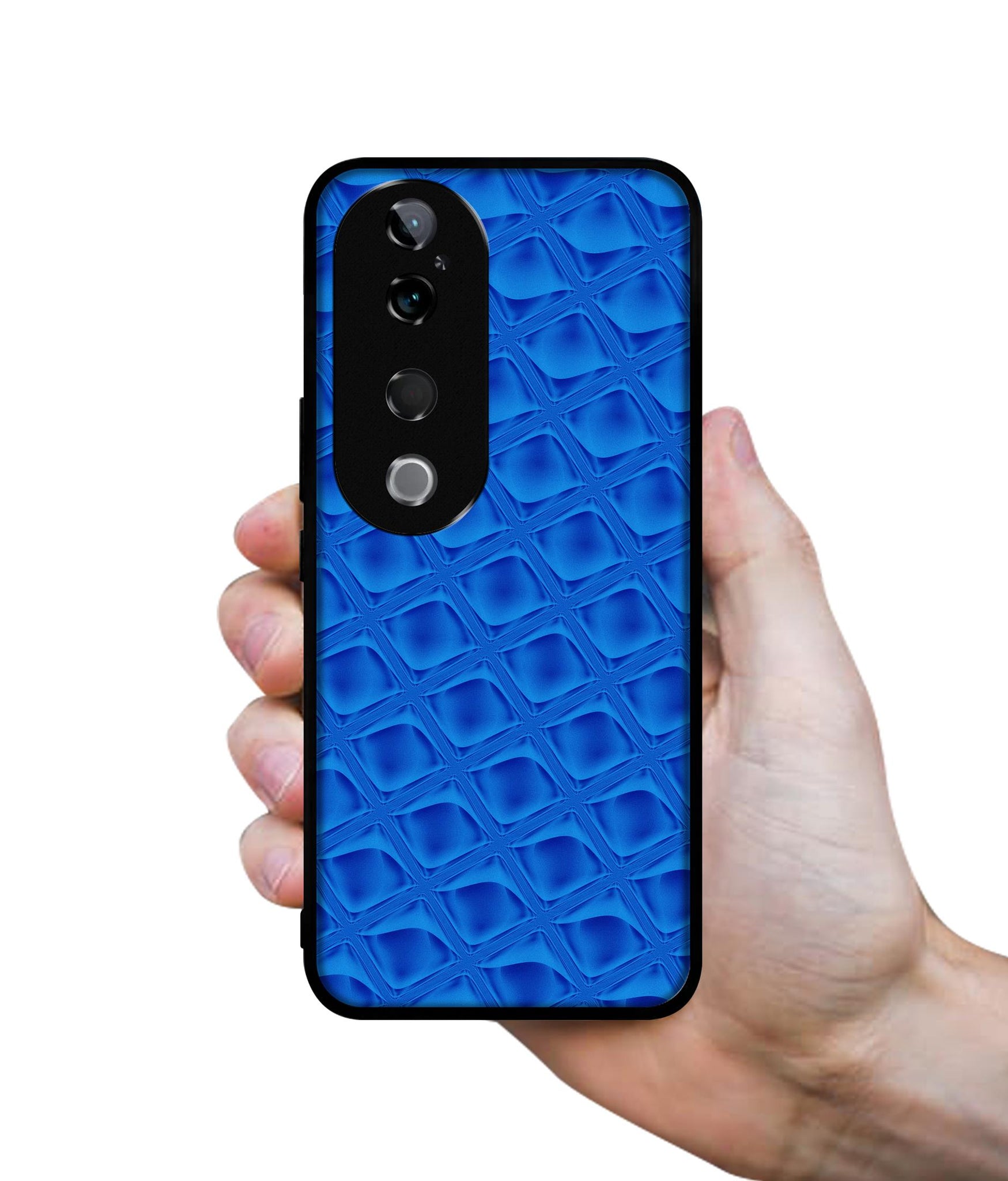 Blue Diamond Design Designer 2D Printed Back Case Cover for Vivo T3 Ultra 5G