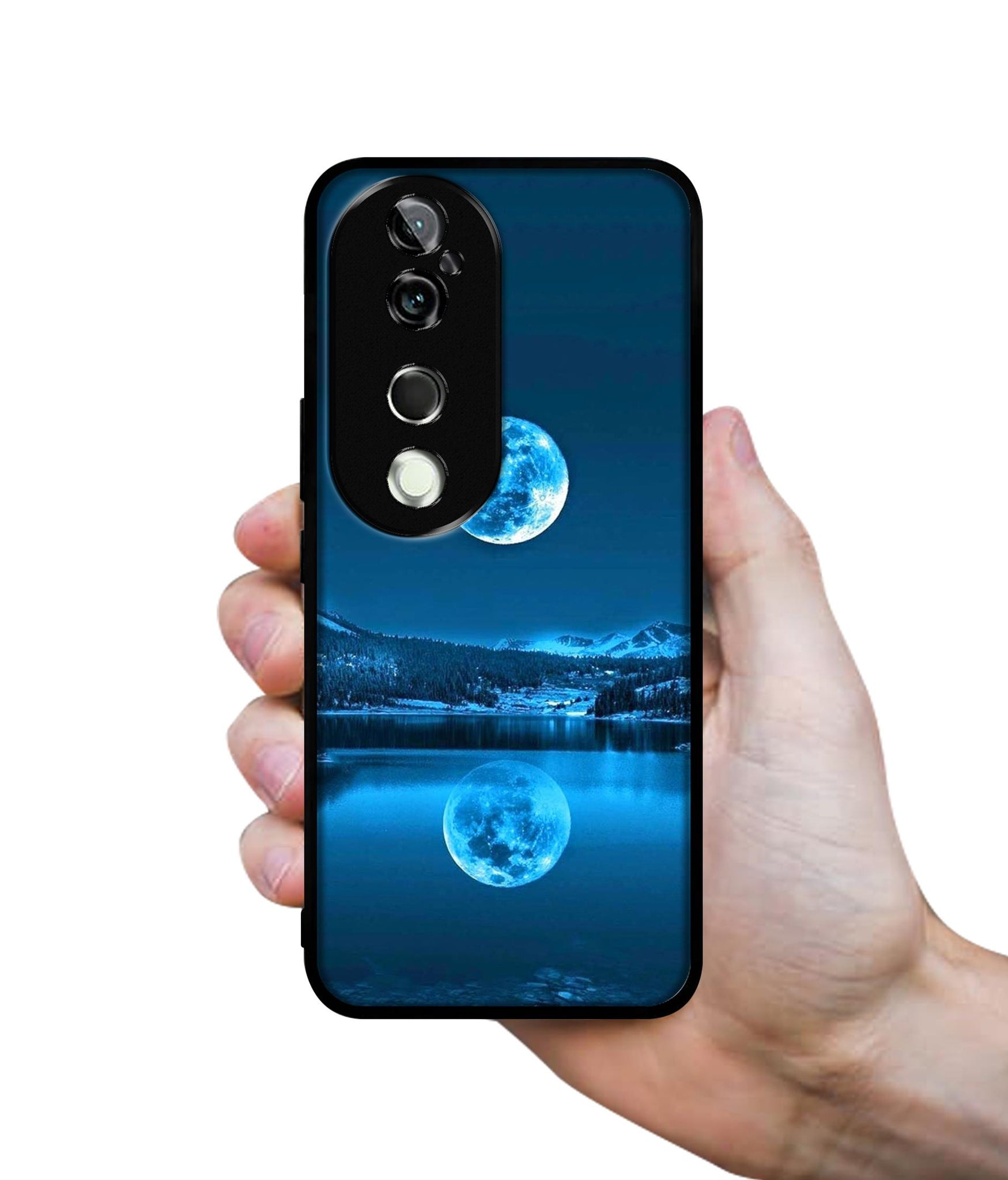 Awesome Moon Design Designer 2D Printed Back Case Cover for Vivo V40 5G / V40 Pro 5G
