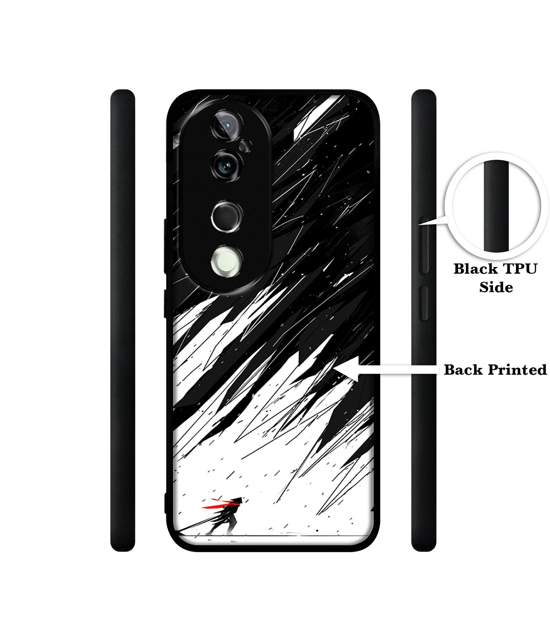 Geometric Strom Design Designer 2D Printed Back Case Cover for Vivo V40 5G / V40 Pro 5G