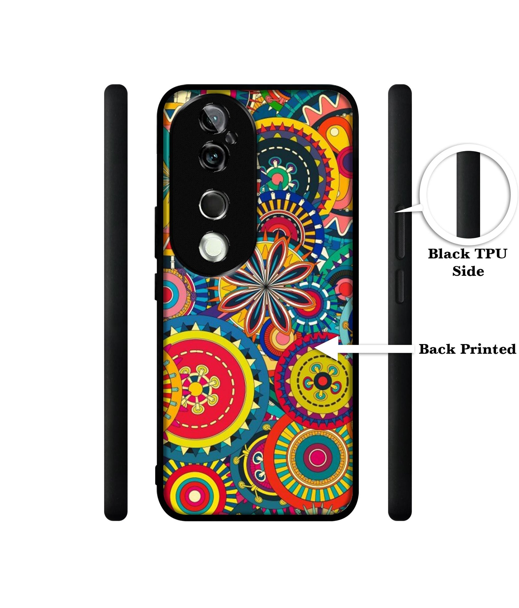 Ring Pattern Print Design Designer 2D Printed Back Case Cover for Vivo V40 5G / V40 Pro 5G