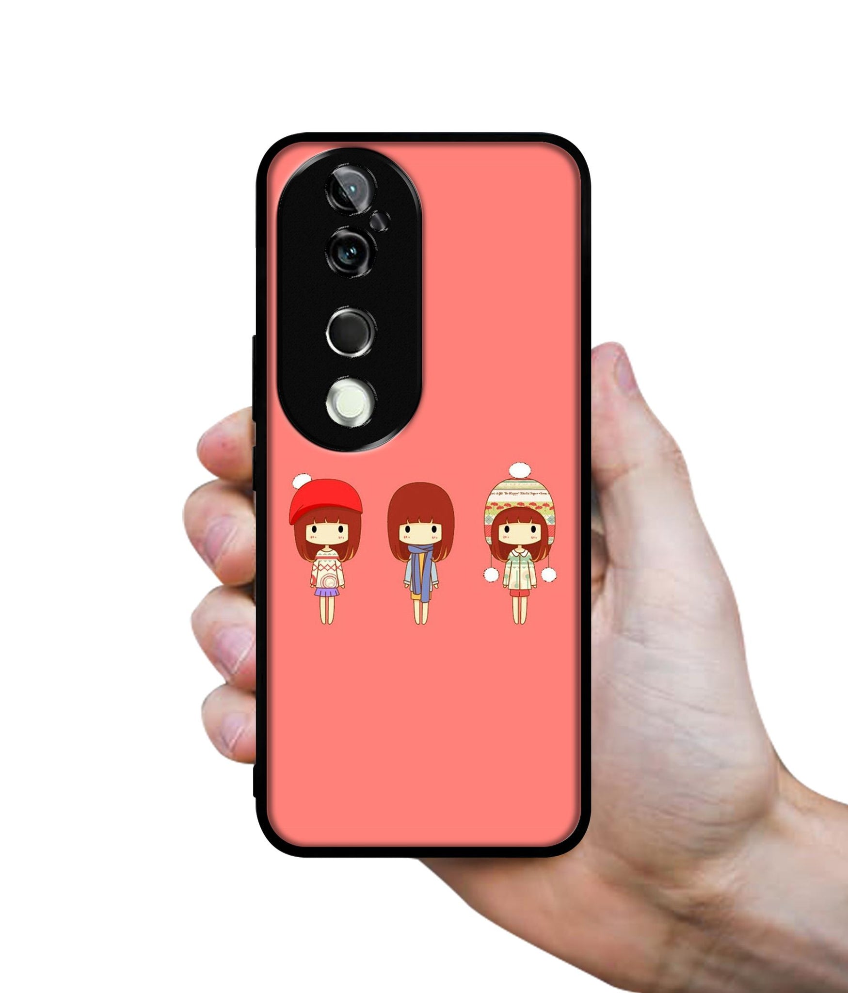 Cute Girls Design Designer 2D Printed Back Case Cover for Vivo V40 5G / V40 Pro 5G