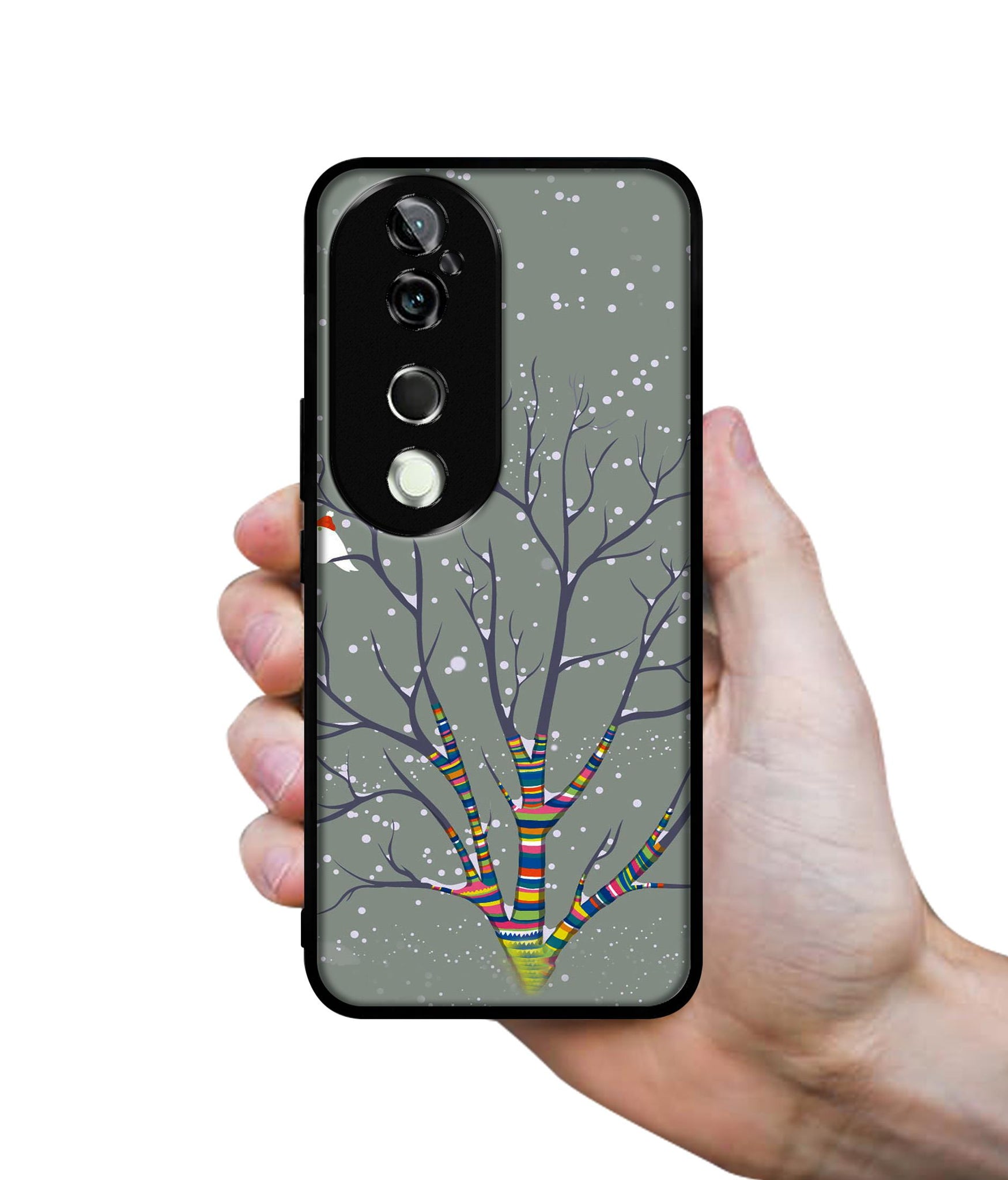 Winter Pattern Print Design Designer 2D Printed Back Case Cover for Vivo V40 5G / V40 Pro 5G