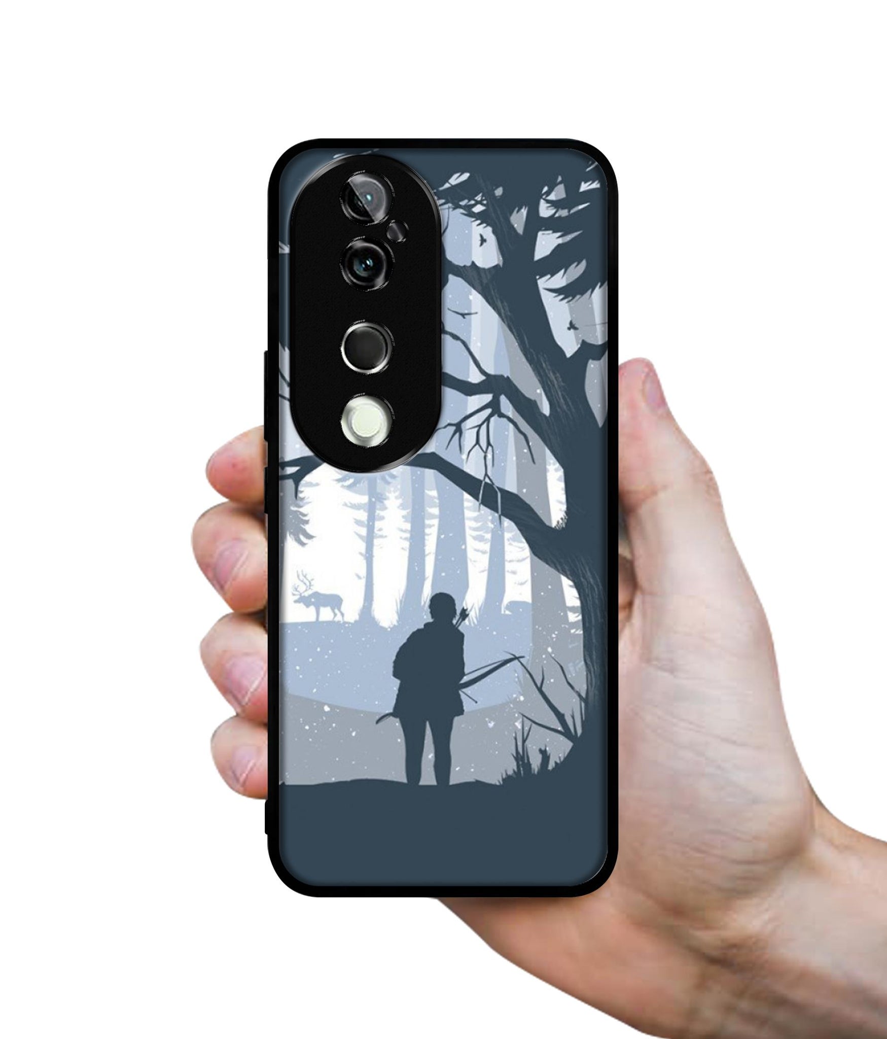 Hunter Design Designer 2D Printed Back Case Cover for Vivo V40 5G / V40 Pro 5G