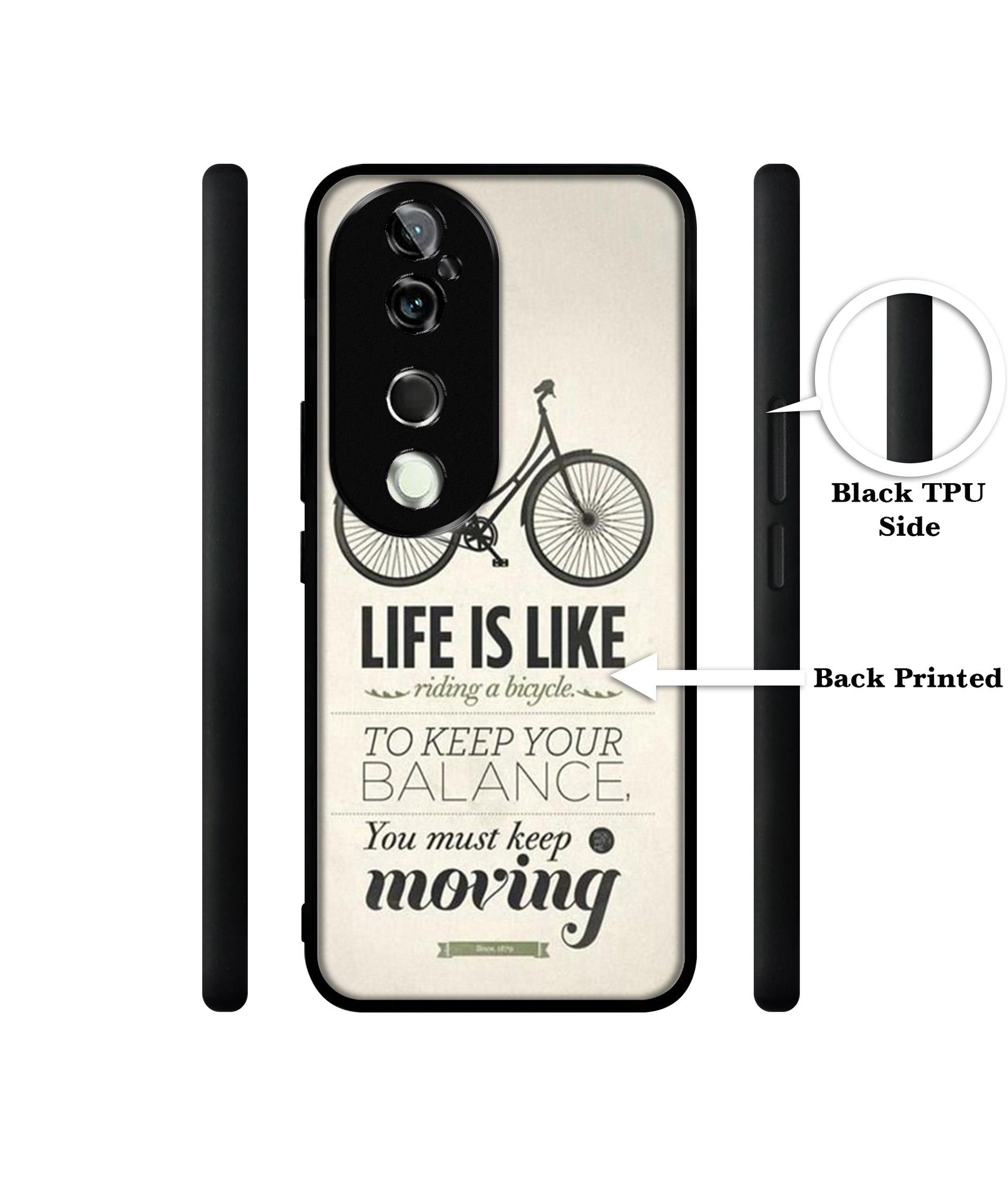 Life is Like Moving Design Designer 2D Printed Back Case Cover for Vivo V40 5G / V40 Pro 5G