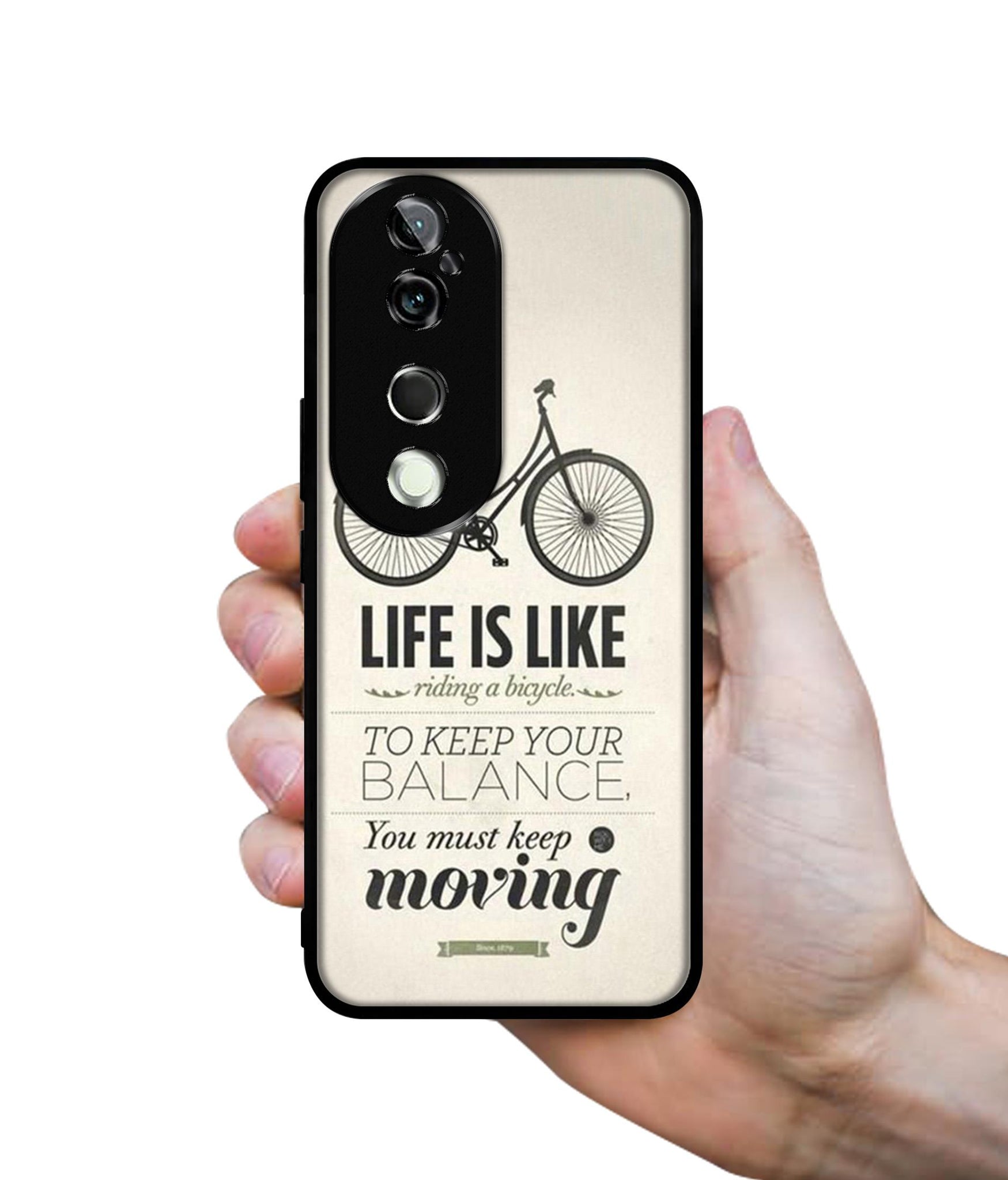 Life is Like Moving Design Designer 2D Printed Back Case Cover for Vivo V40 5G / V40 Pro 5G