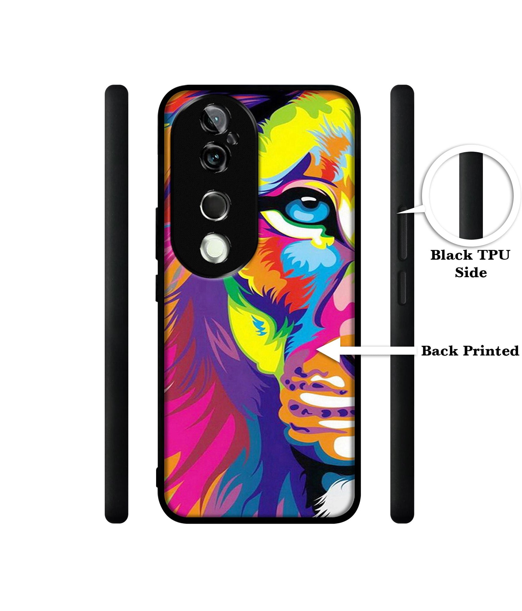 Lion Design Designer 2D Printed Back Case Cover for Vivo V40 5G / V40 Pro 5G