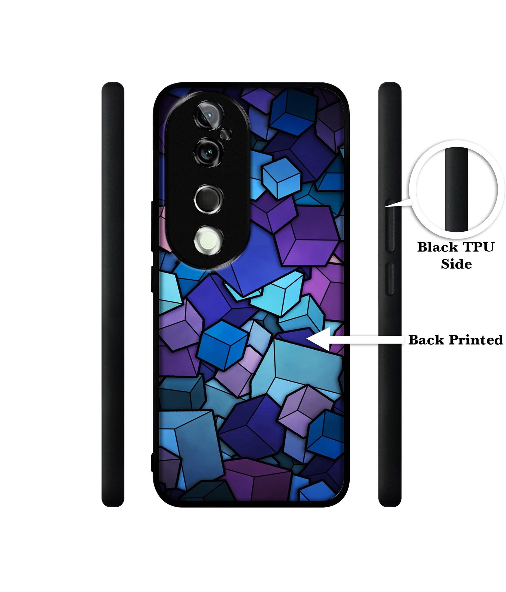 Color Box Design Designer 2D Printed Back Case Cover for Vivo V40 5G / V40 Pro 5G