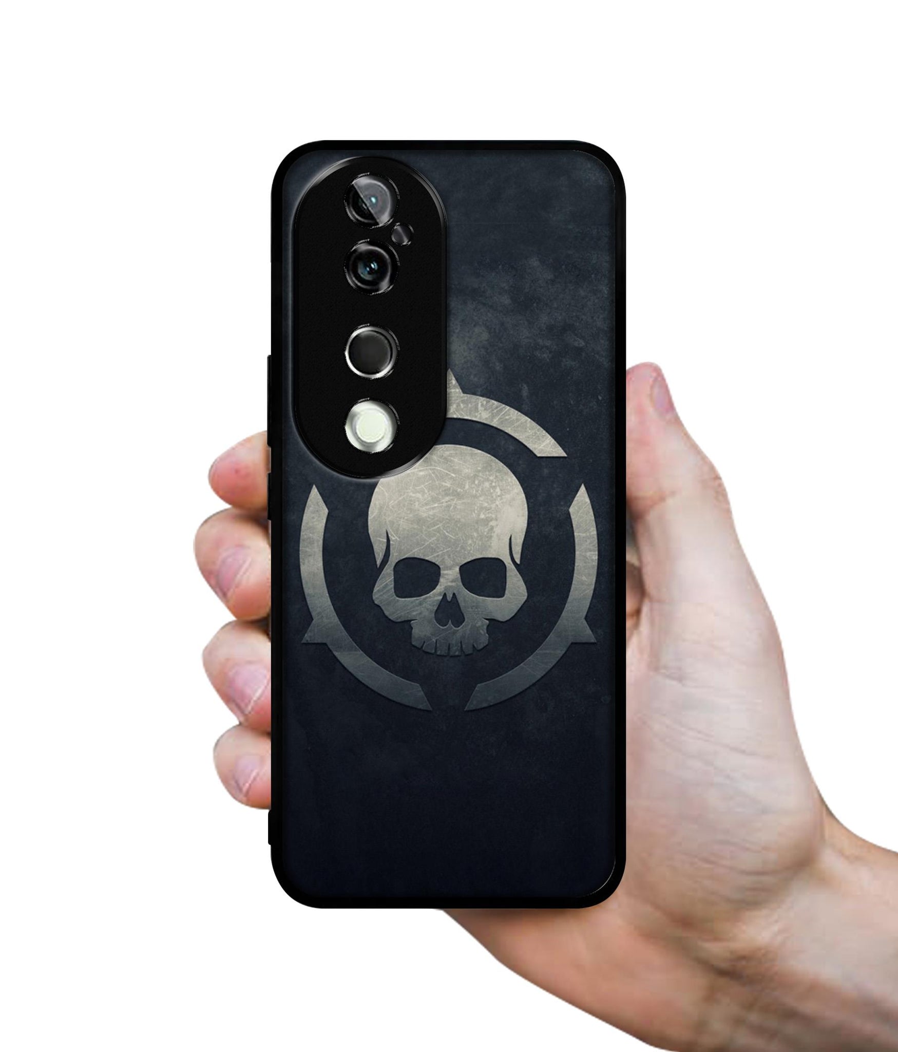 Skull Pattern Print Design Designer 2D Printed Back Case Cover for Vivo V40 5G / V40 Pro 5G