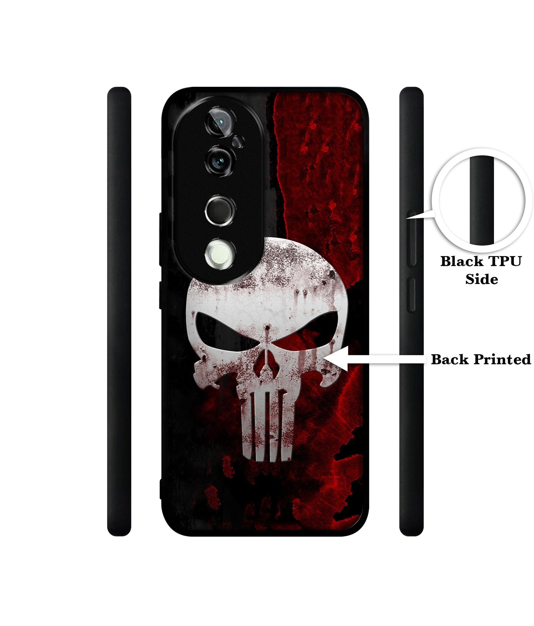 Punisher Skull Design Designer 2D Printed Back Case Cover for Vivo V40 5G / V40 Pro 5G