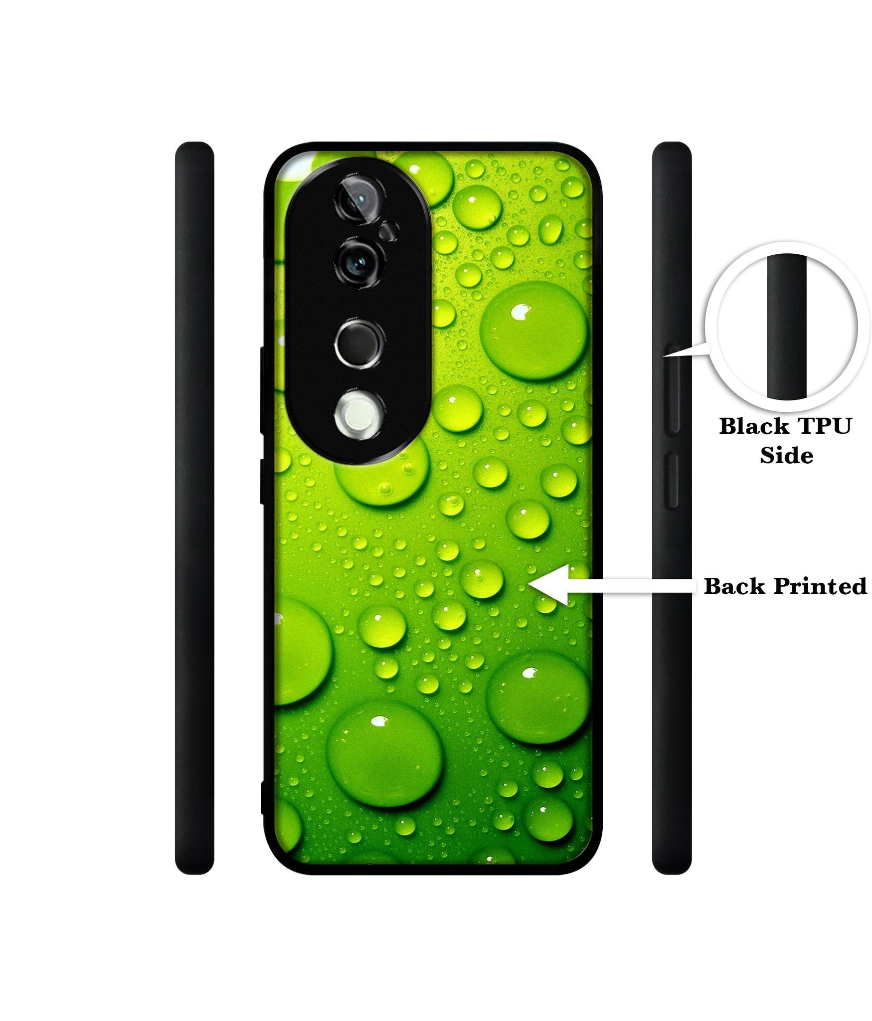 Green Bubbles Design Designer 2D Printed Back Case Cover for Vivo V40 5G / V40 Pro 5G