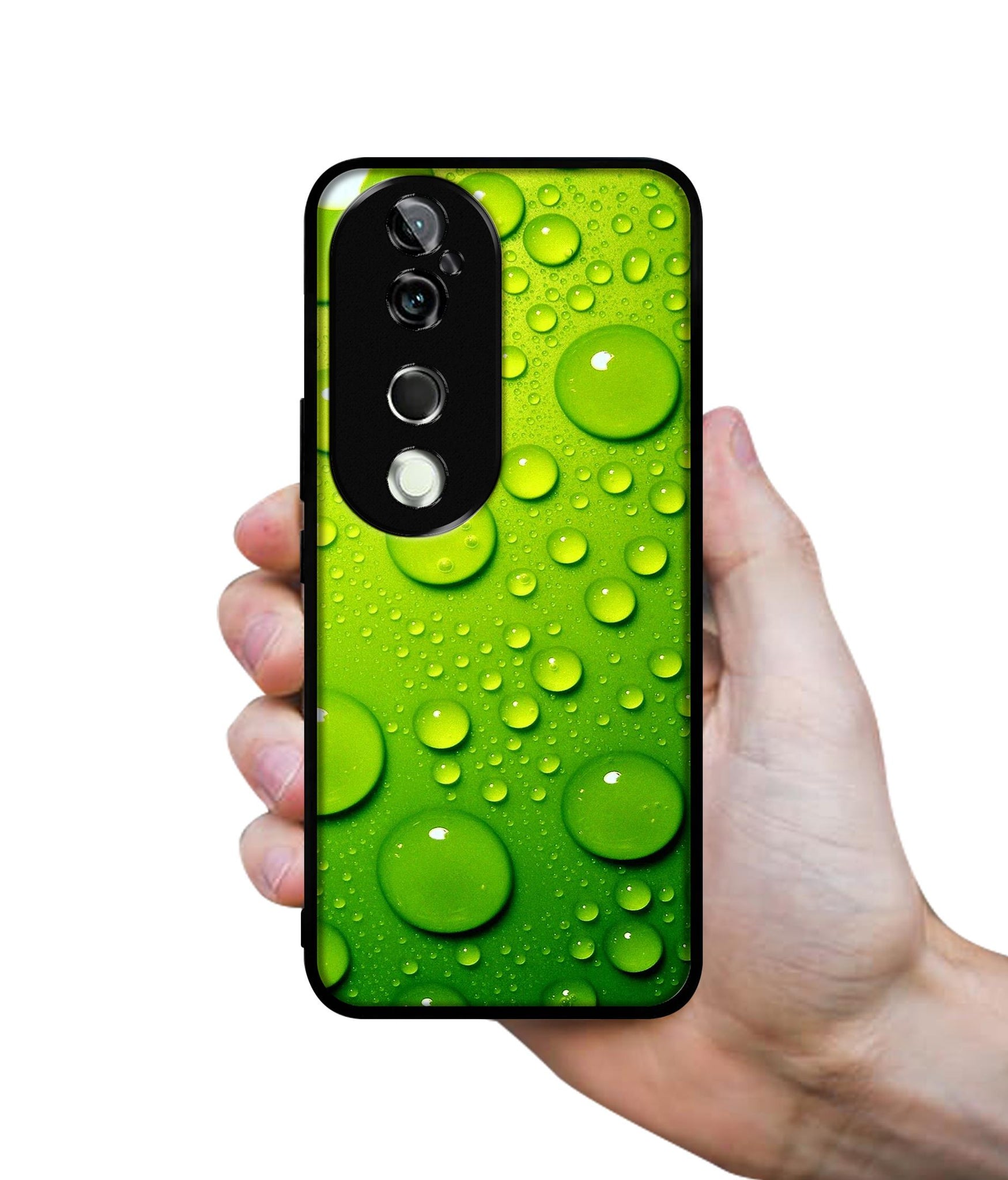 Green Bubbles Design Designer 2D Printed Back Case Cover for Vivo V40 5G / V40 Pro 5G
