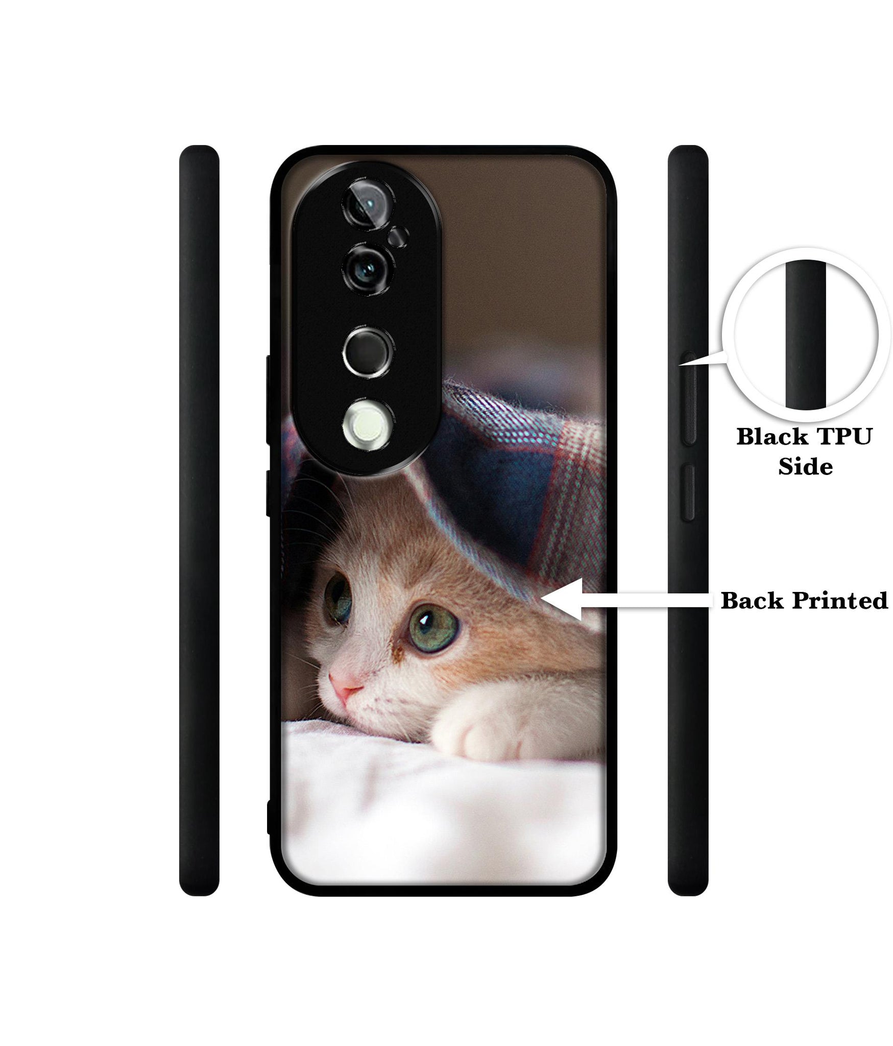 Sleepy Kitten Design Designer 2D Printed Back Case Cover for Vivo V40 5G / V40 Pro 5G