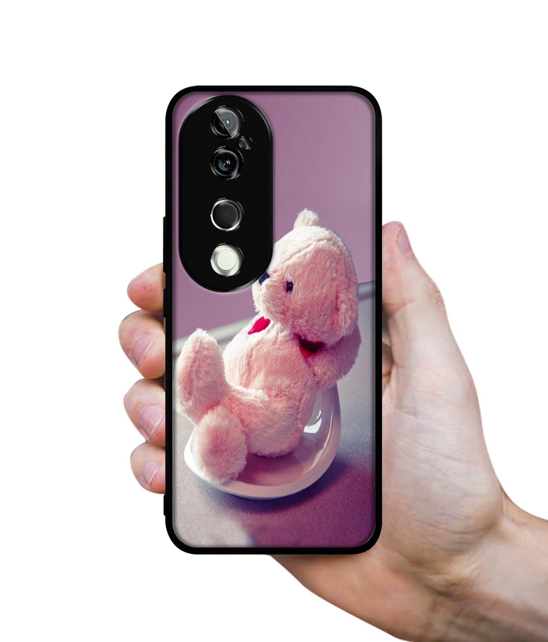 Cute Teddy Bear Design Designer 2D Printed Back Case Cover for Vivo V40 5G / V40 Pro 5G