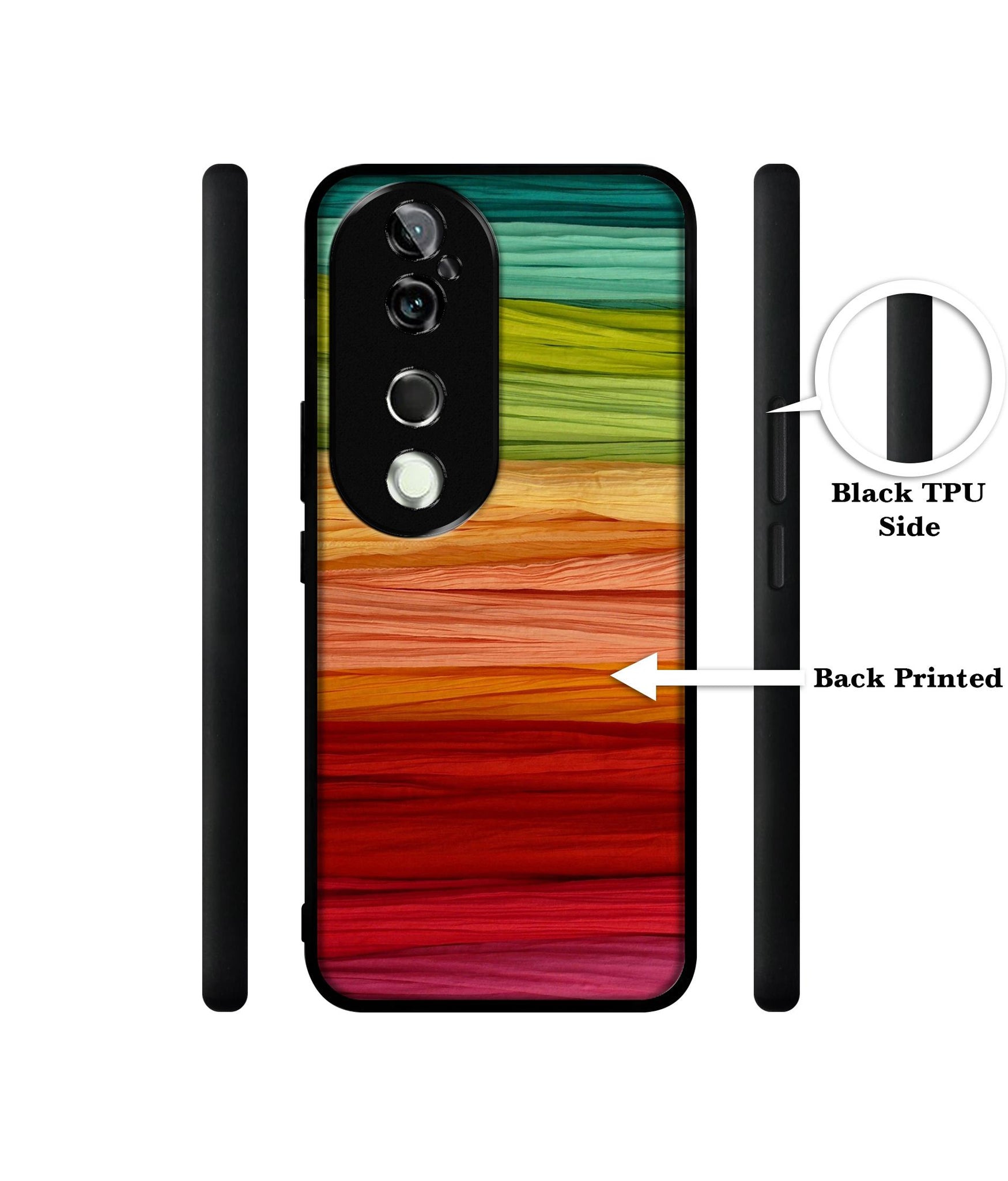 Colorful Thread Design Designer 2D Printed Back Case Cover for Vivo V40 5G / V40 Pro 5G