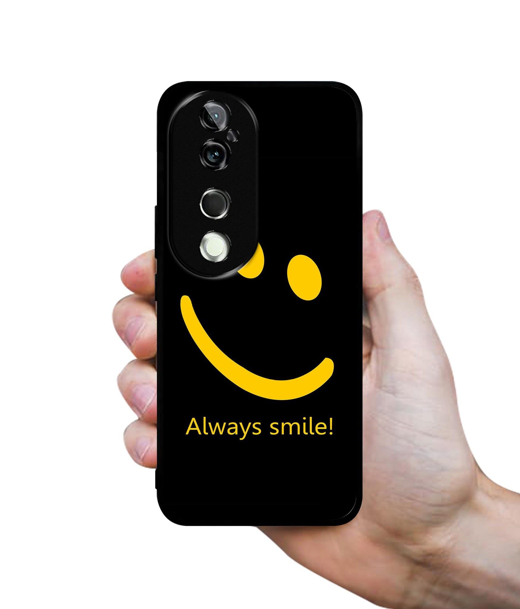 Always Smile Quote Design Designer 2D Printed Back Case Cover for Vivo V40 5G / V40 Pro 5G