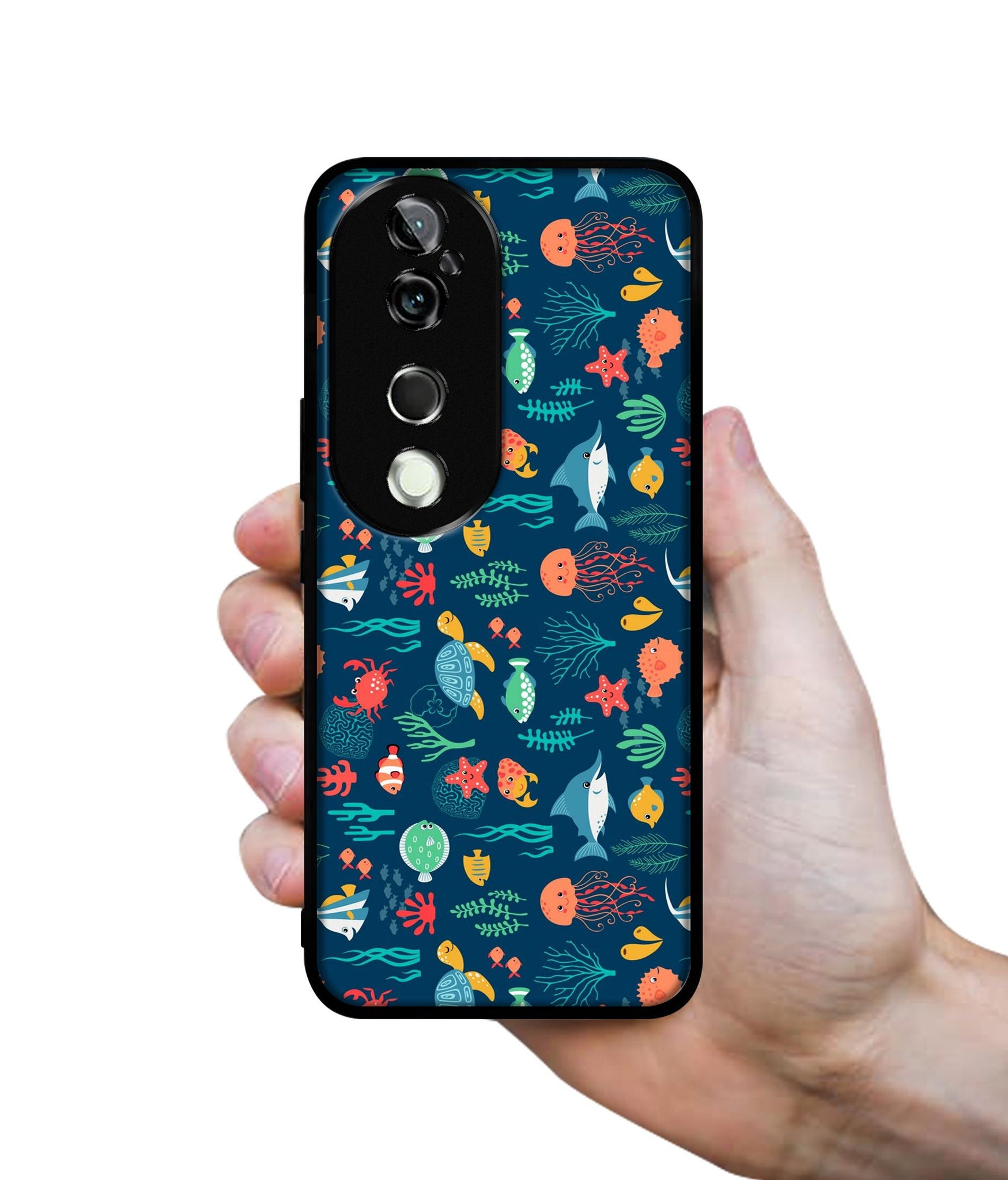 Aquarium Texture Design Designer 2D Printed Back Case Cover for Vivo V40 5G / V40 Pro 5G