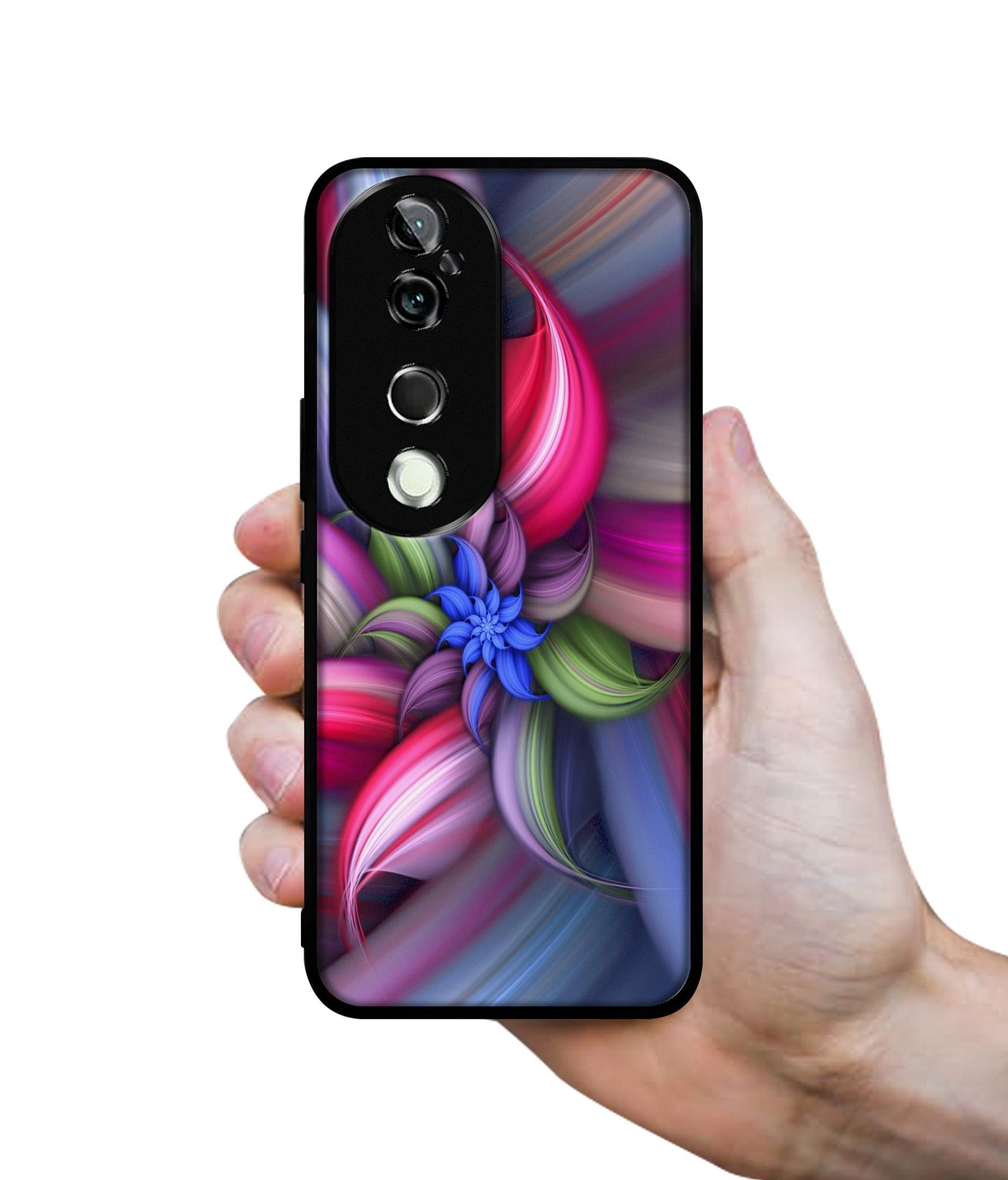 Colorful Flower Design Designer 2D Printed Back Case Cover for Vivo V40 5G / V40 Pro 5G