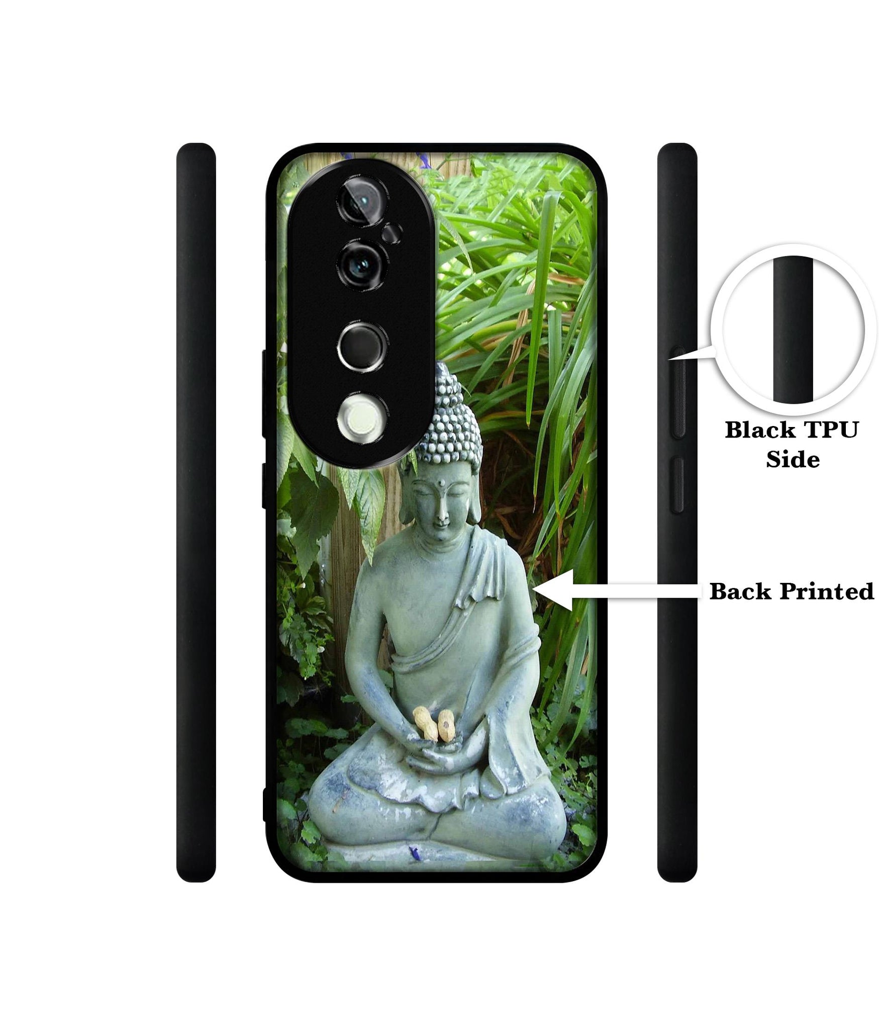 Buddhism Design Designer 2D Printed Back Case Cover for Vivo V40 5G / V40 Pro 5G