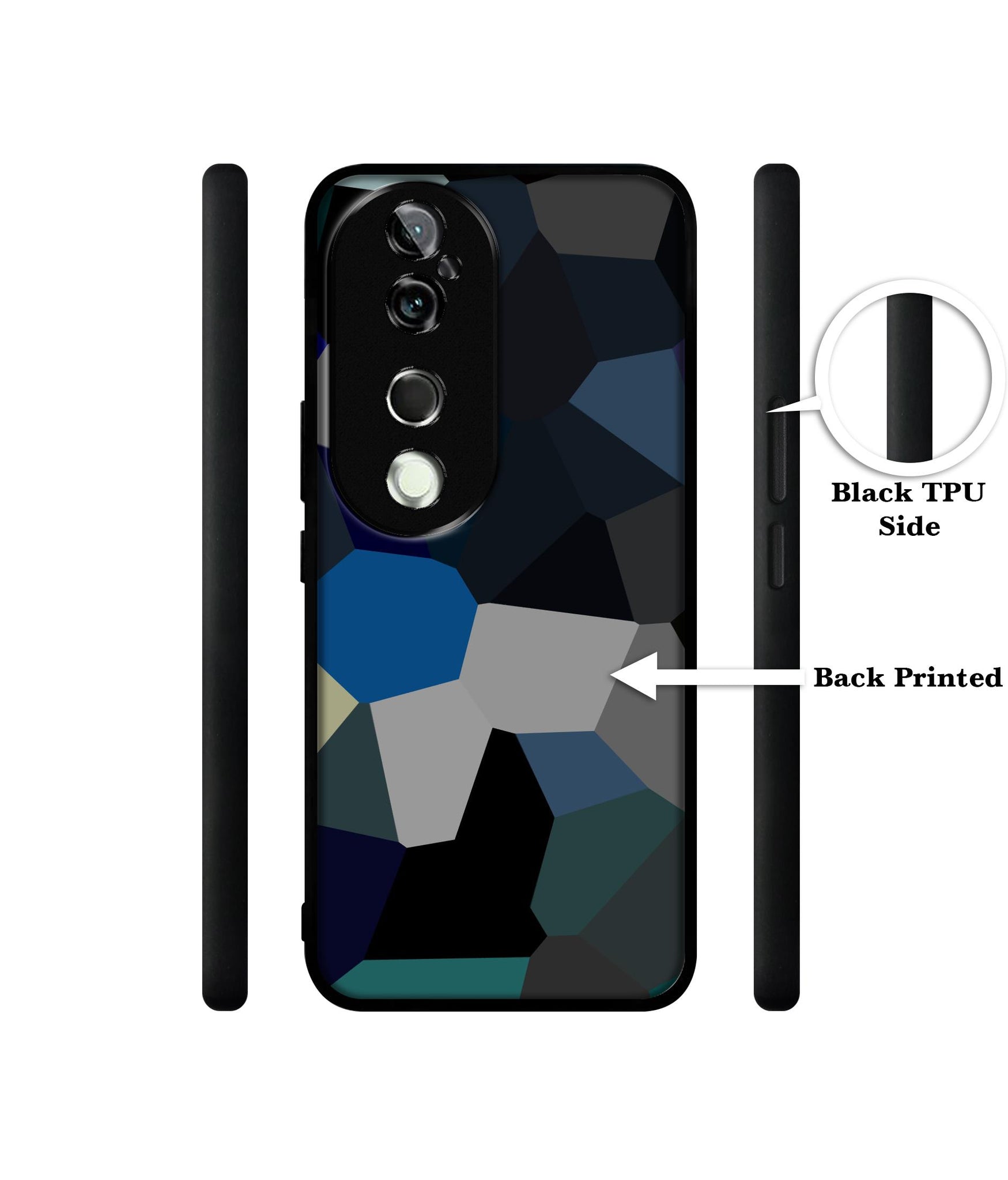 Mathematical Shape Design Designer 2D Printed Back Case Cover for Vivo V40 5G / V40 Pro 5G