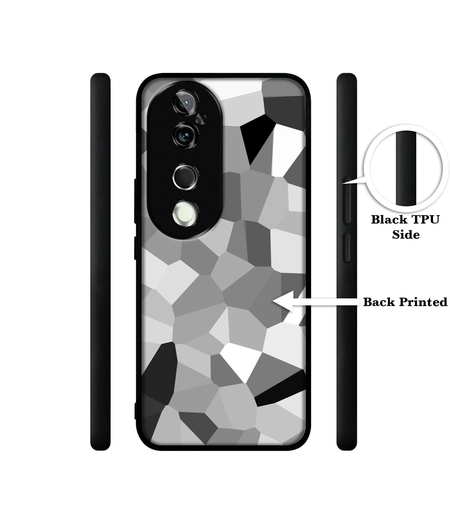 Black & White Mathematical Shape Design Designer 2D Printed Back Case Cover for Vivo V40 5G / V40 Pro 5G