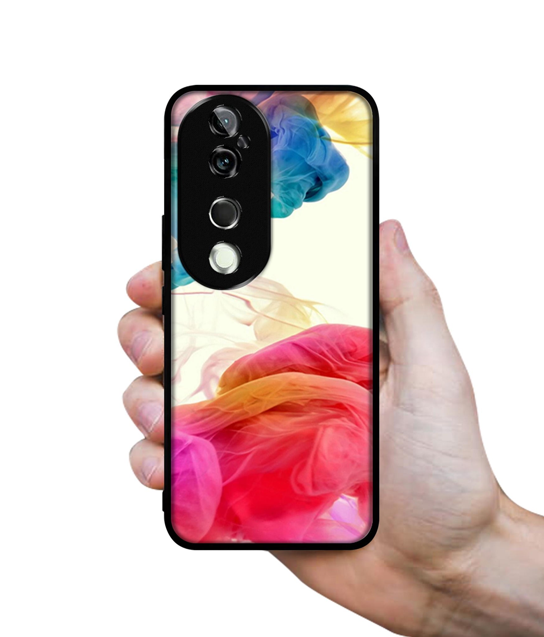 Colored Smoke Design Designer 2D Printed Back Case Cover for Vivo V40 5G / V40 Pro 5G