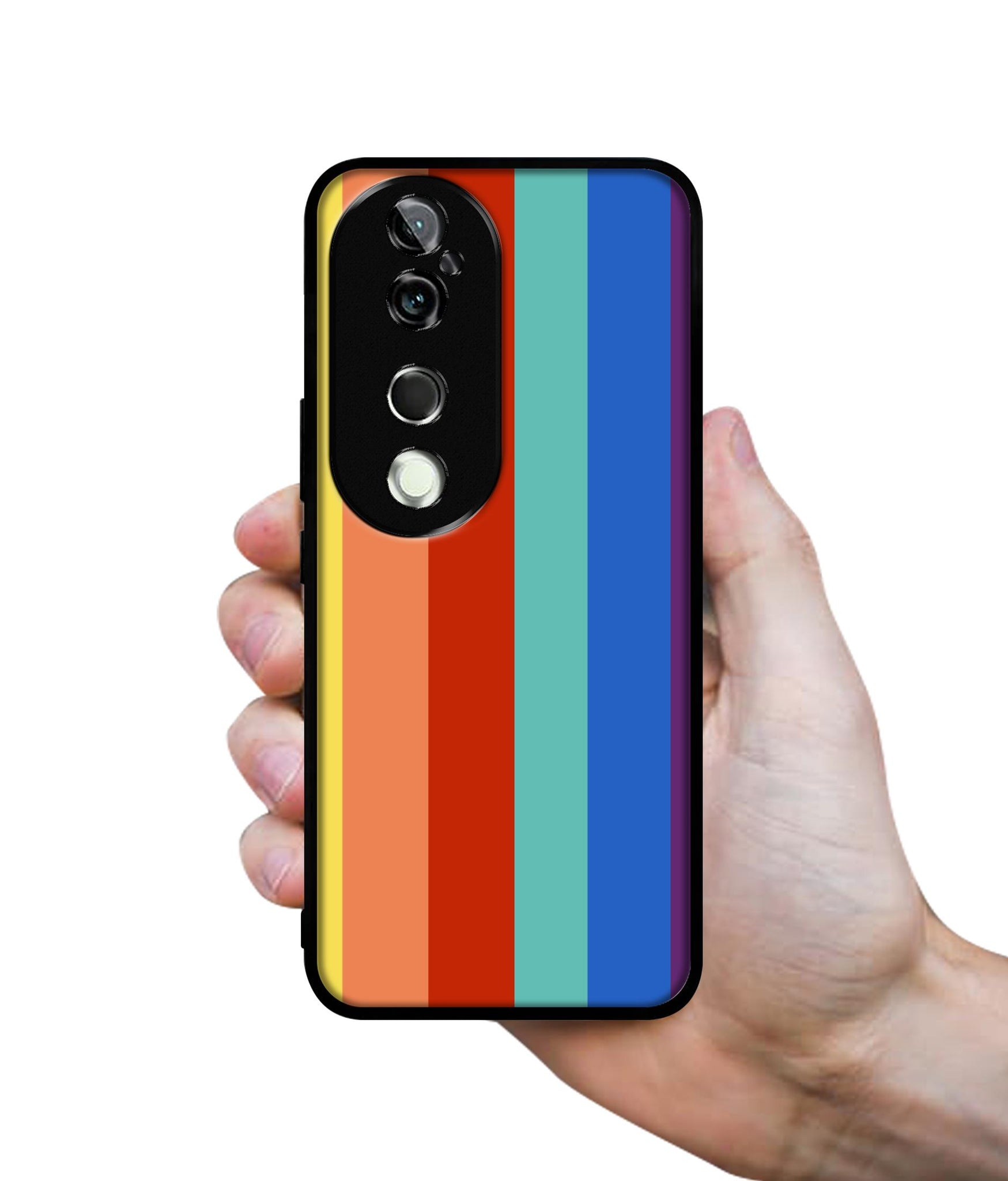 Rainbow Colors Design Designer 2D Printed Back Case Cover for Vivo V40 5G / V40 Pro 5G