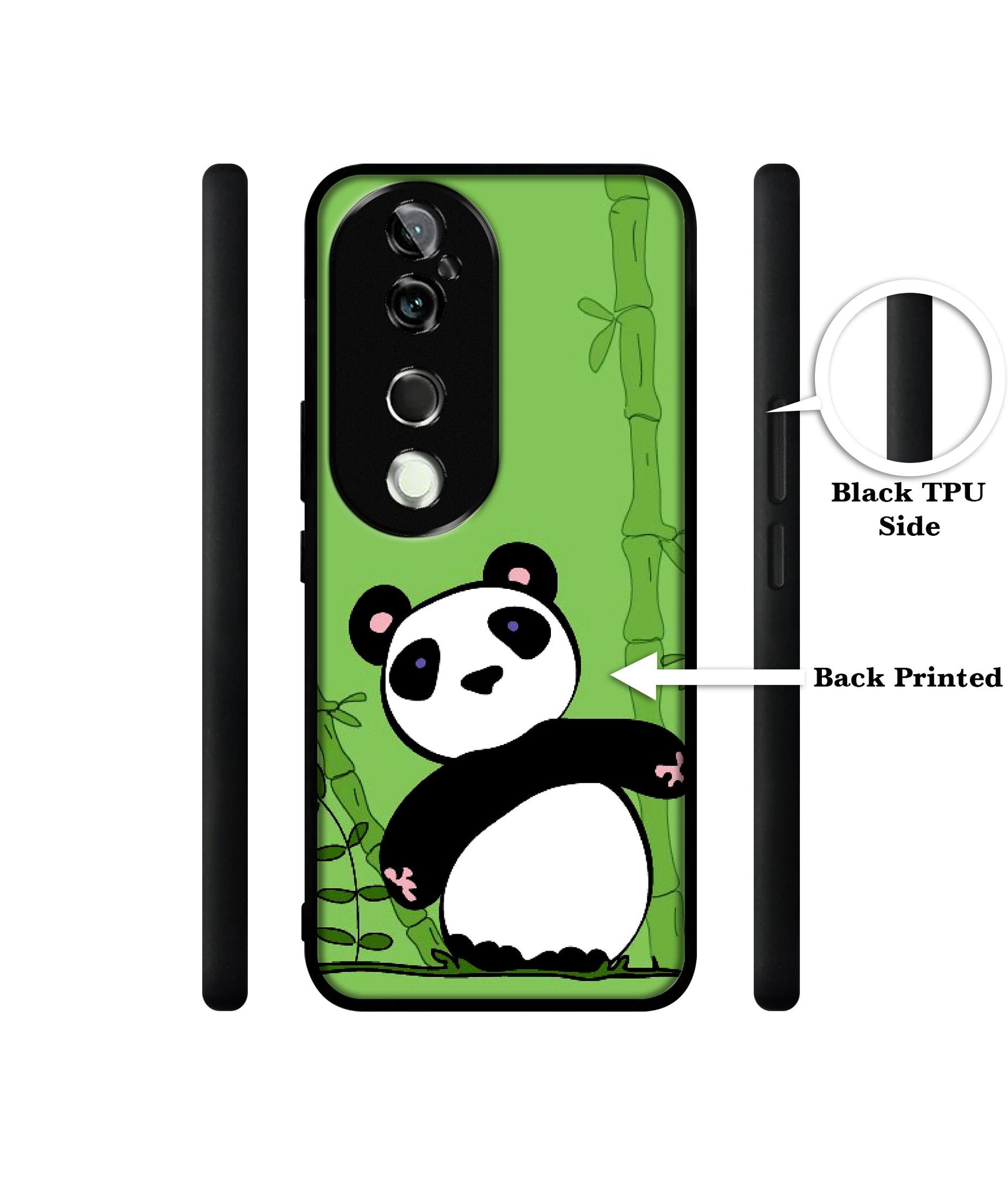 Panda with Bamboo Design Designer 2D Printed Back Case Cover for Vivo V40 5G / V40 Pro 5G