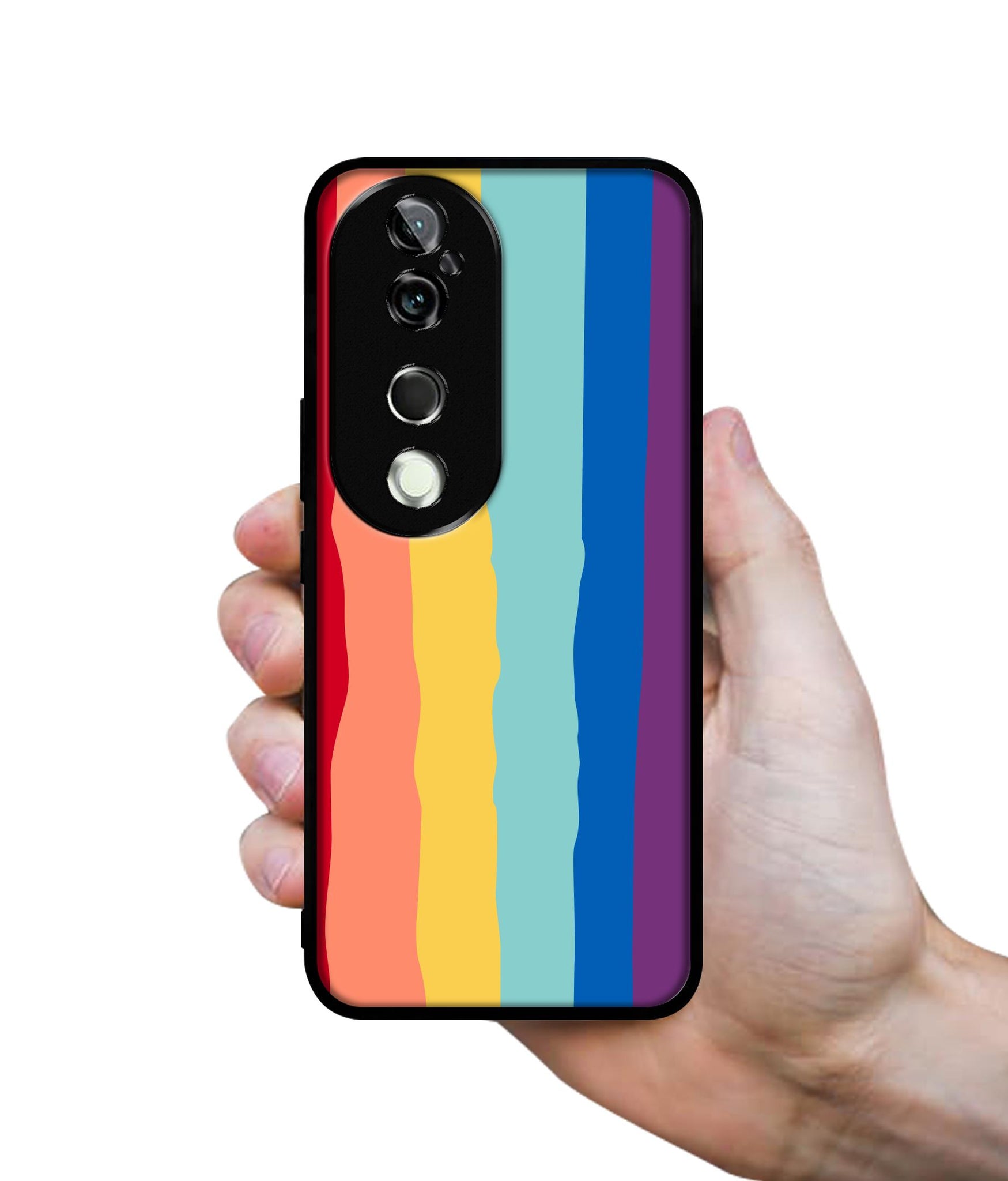 Rainbow Design Designer 2D Printed Back Case Cover for Vivo V40 5G / V40 Pro 5G