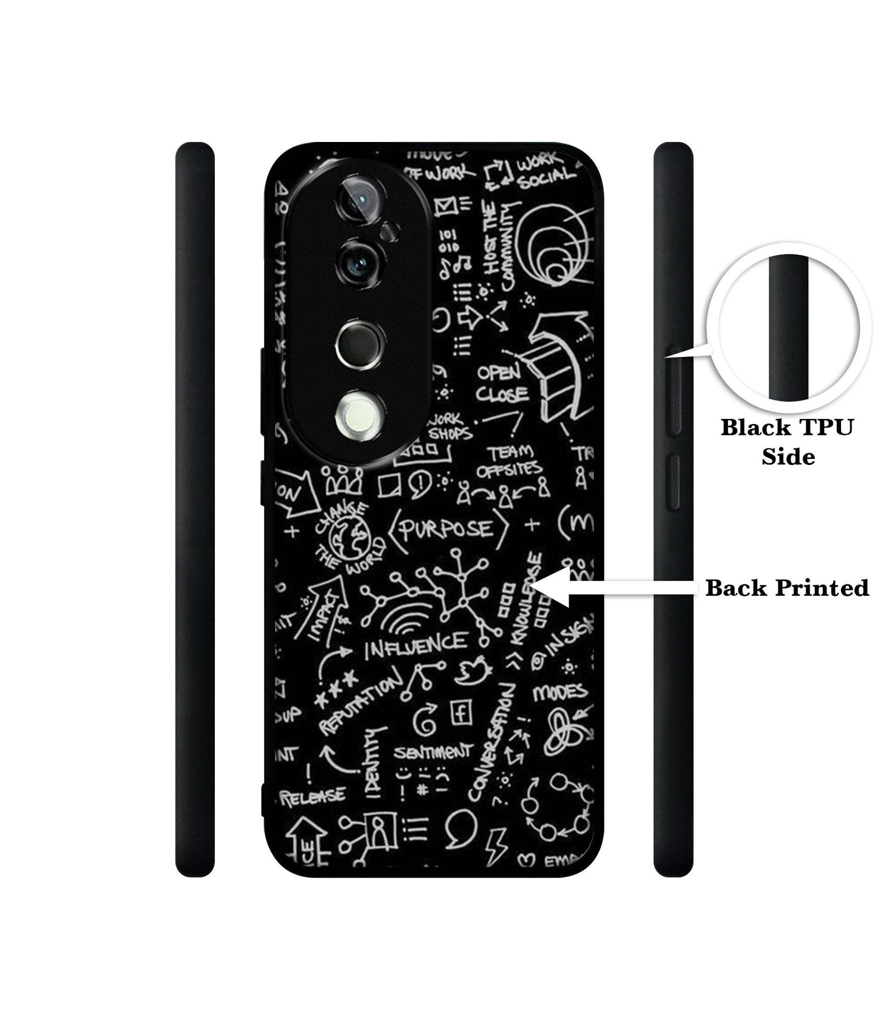 Formulas Design Designer 2D Printed Back Case Cover for Vivo V40 5G / V40 Pro 5G