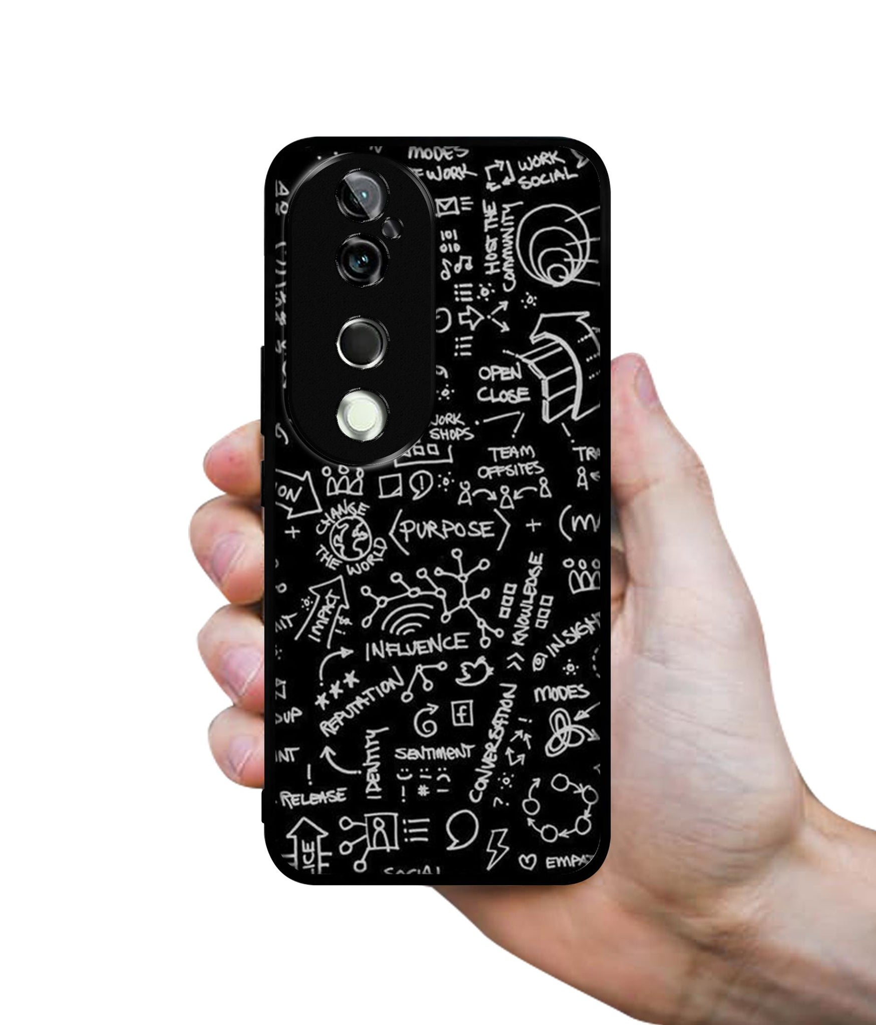 Formulas Design Designer 2D Printed Back Case Cover for Vivo V40 5G / V40 Pro 5G