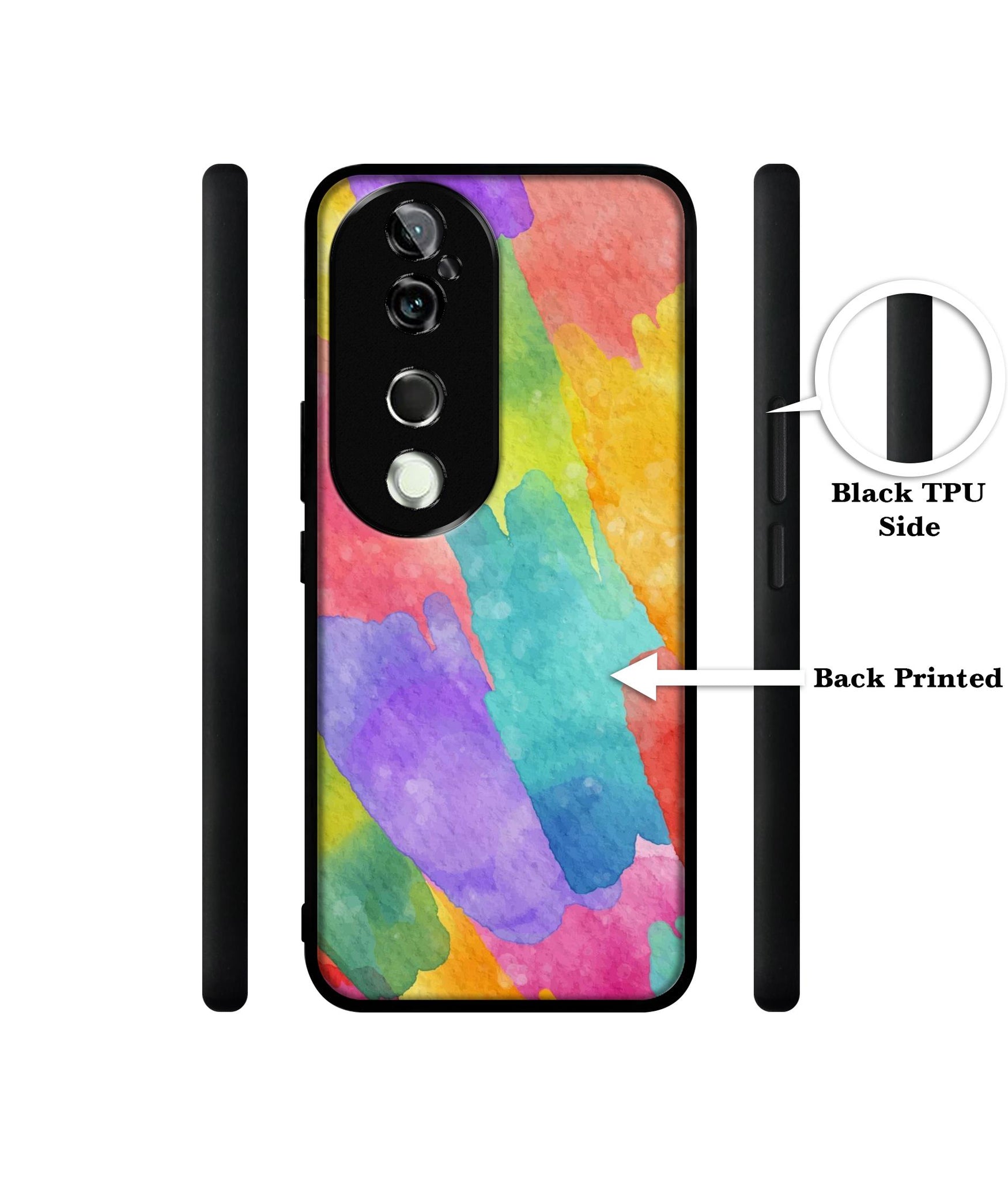 Water Paint Colorful Abstract Design Designer 2D Printed Back Case Cover for Vivo V40 5G / V40 Pro 5G