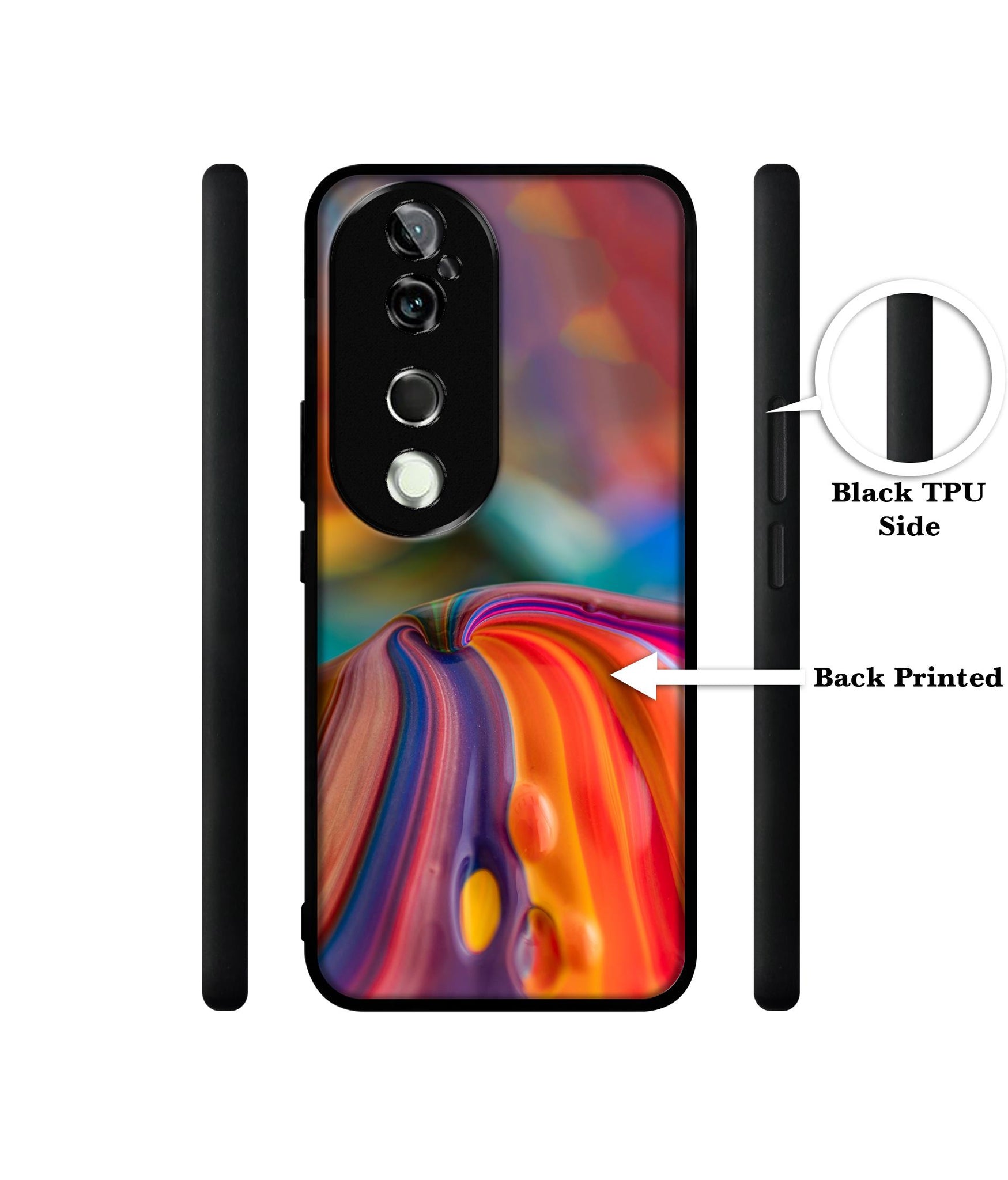 Rainbow Colors Designer 2D Printed Back Case Cover for Vivo V40 5G / V40 Pro 5G