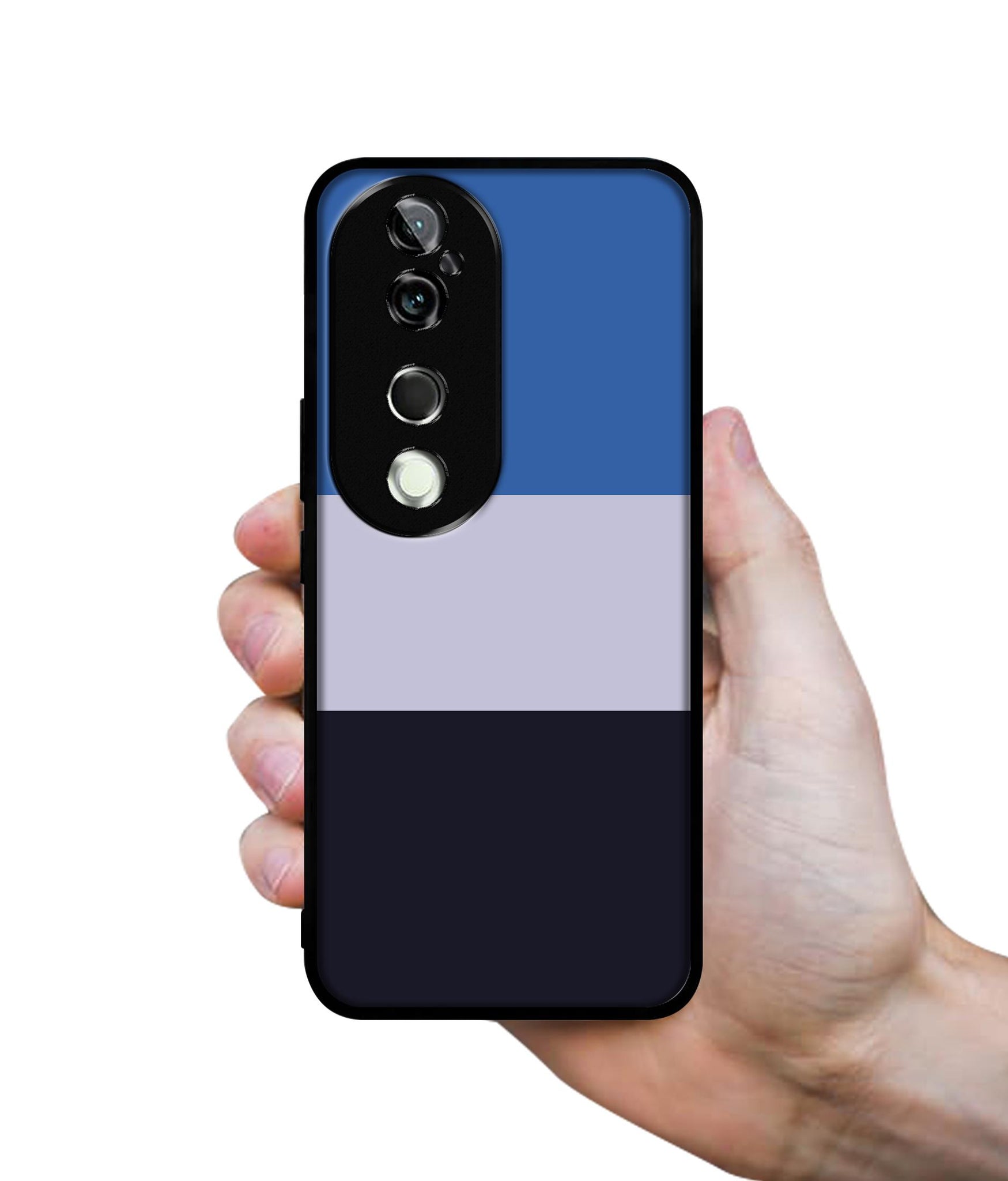 Three Color Stripes Design Designer 2D Printed Back Case Cover for Vivo V40 5G / V40 Pro 5G