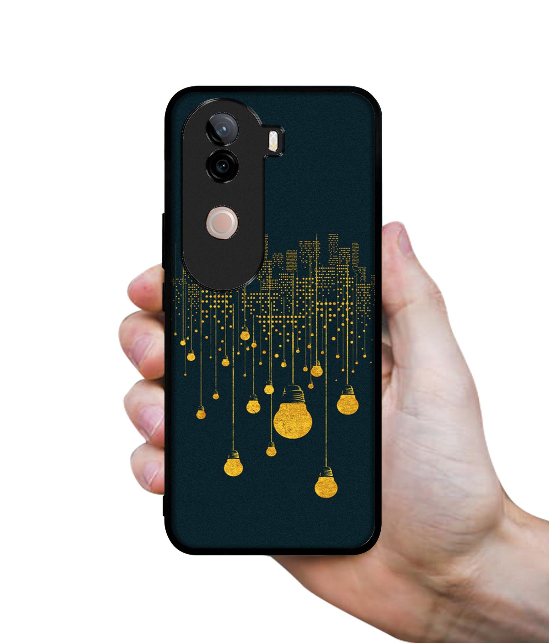 City Light Pattern Design Designer 2D Printed Back Case Cover for Vivo V40e 5G / iQOO Z9s 5G