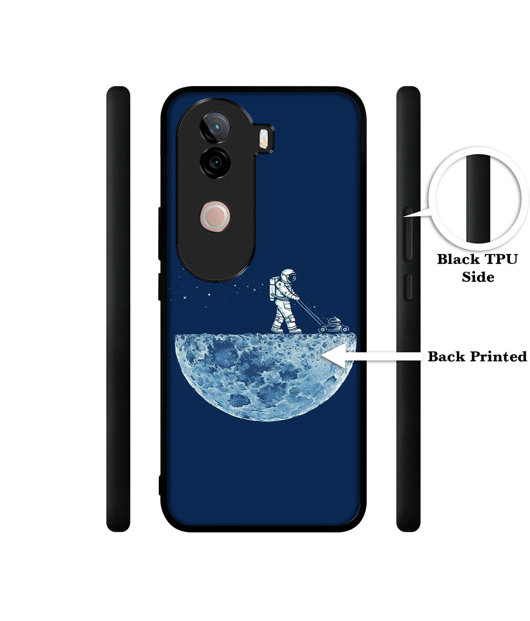 Moon Walk Design Designer 2D Printed Back Case Cover for Vivo V40e 5G / iQOO Z9s 5G