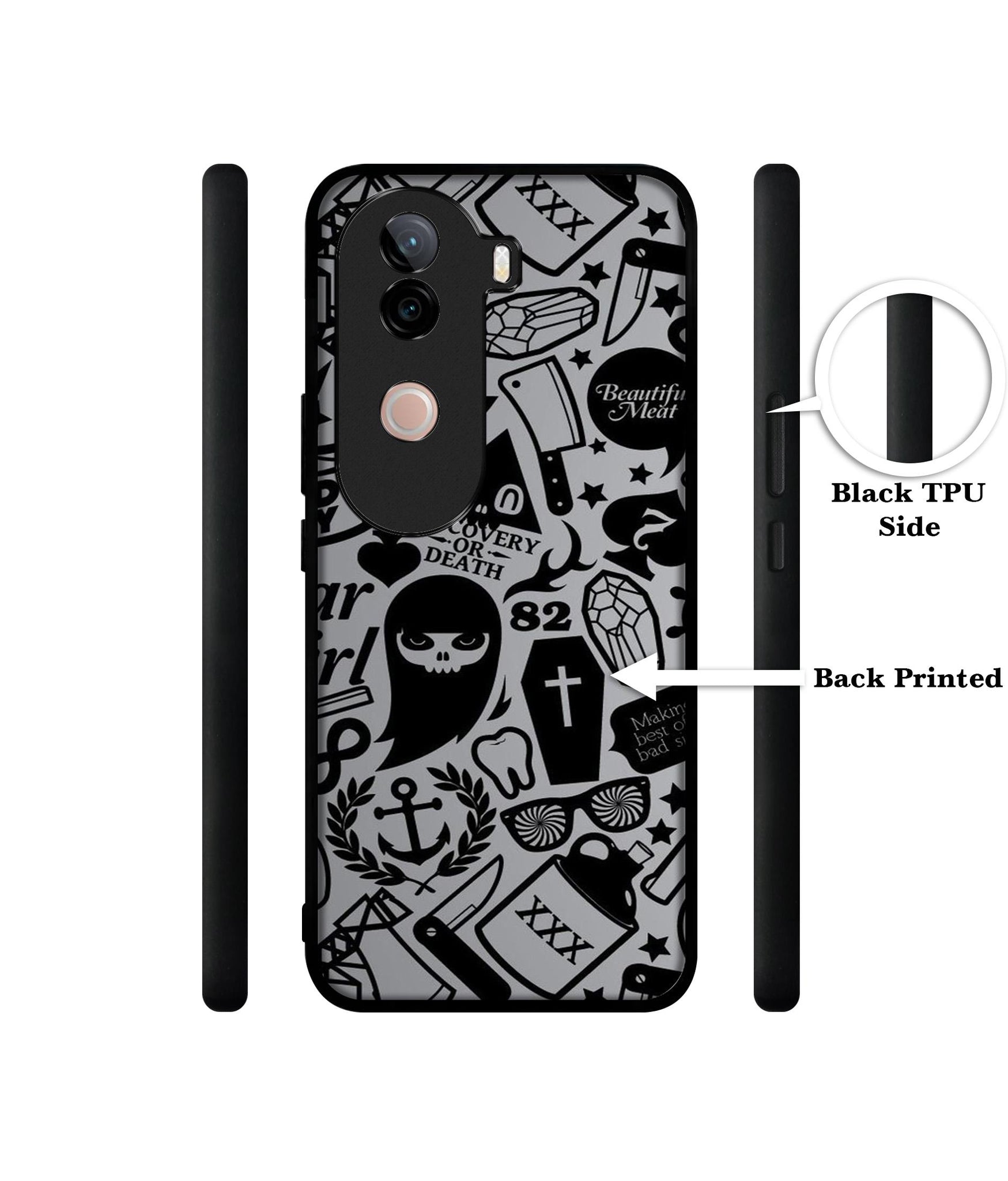 Discover Or Death Design Designer 2D Printed Back Case Cover for Vivo V40e 5G / iQOO Z9s 5G