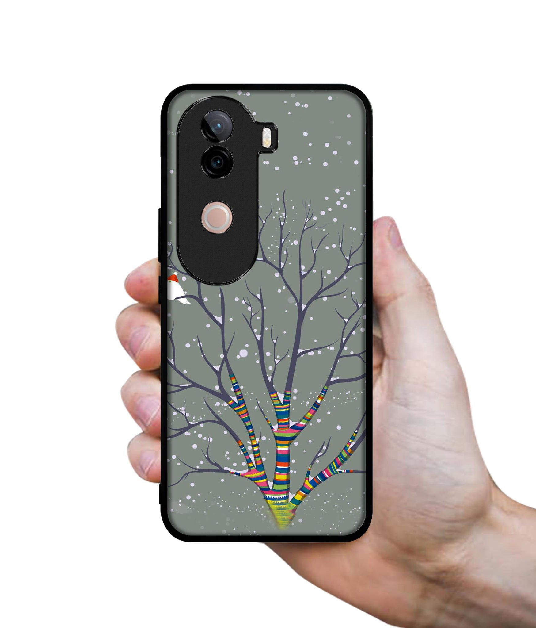 Winter Pattern Print Design Designer 2D Printed Back Case Cover for Vivo V40e 5G / iQOO Z9s 5G