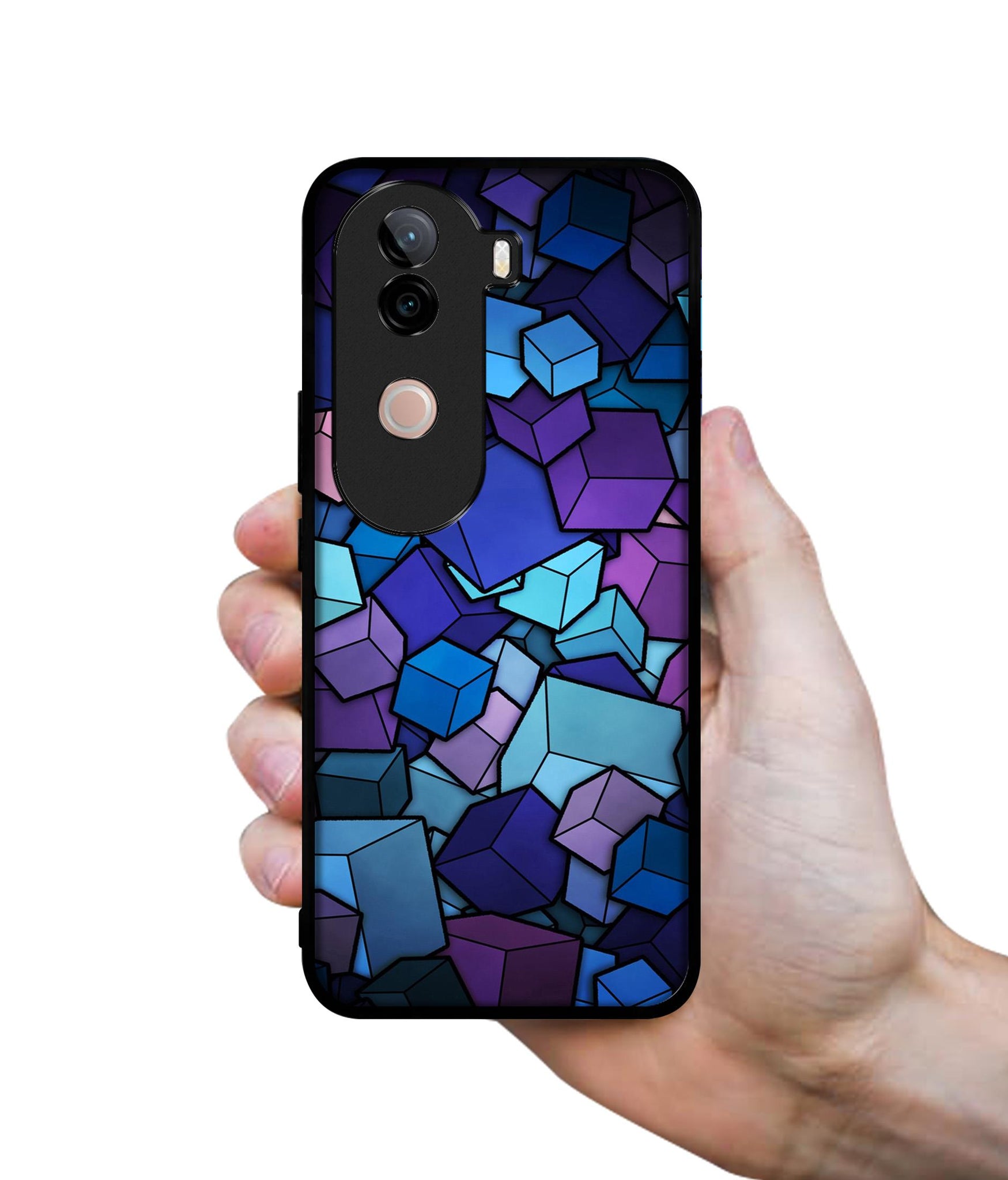 Color Box Design Designer 2D Printed Back Case Cover for Vivo V40e 5G / iQOO Z9s 5G