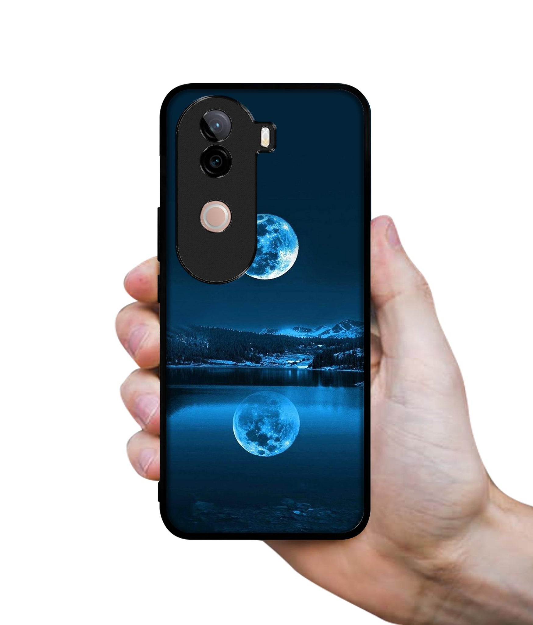 Moon Pattern Print Design Designer 2D Printed Back Case Cover for Vivo V40e 5G / iQOO Z9s 5G
