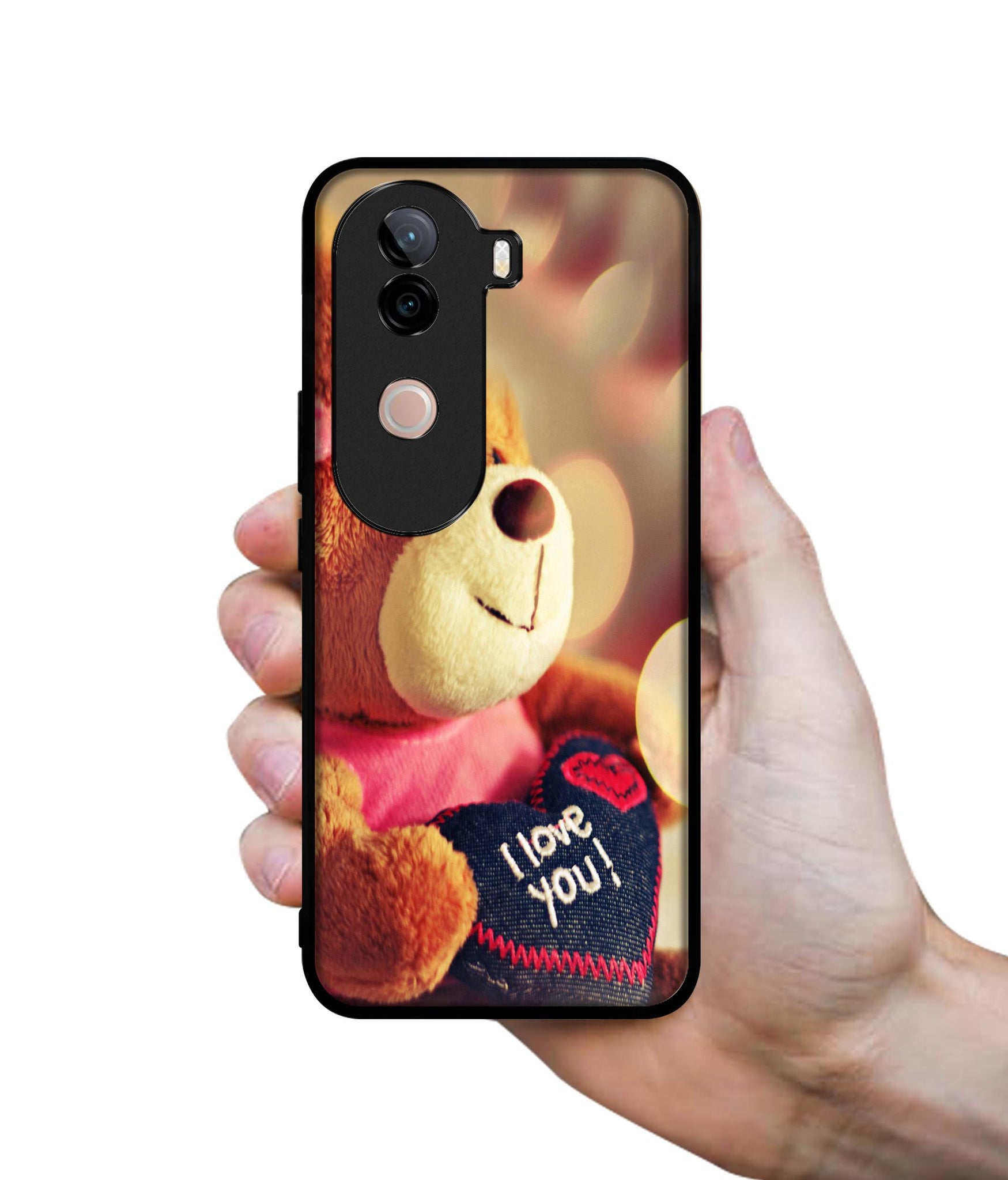 Teddy Bear Design Designer 2D Printed Back Case Cover for Vivo V40e 5G / iQOO Z9s 5G