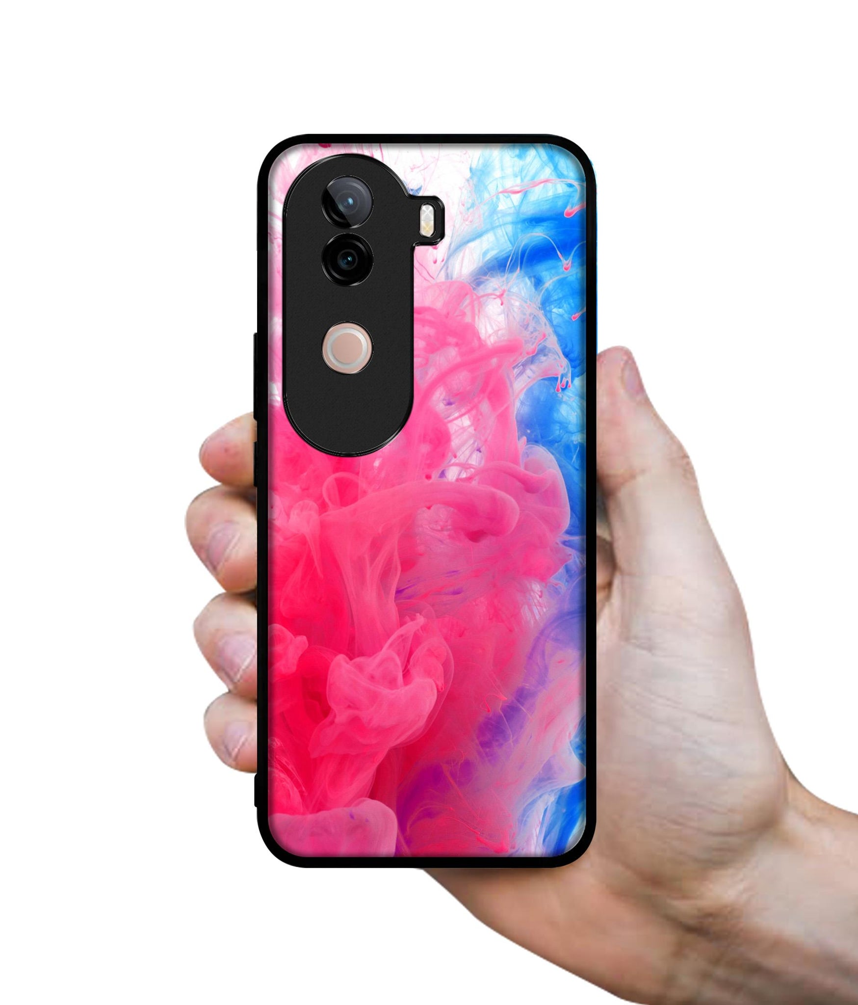 Fractal Paint Design Designer 2D Printed Back Case Cover for Vivo V40e 5G / iQOO Z9s 5G