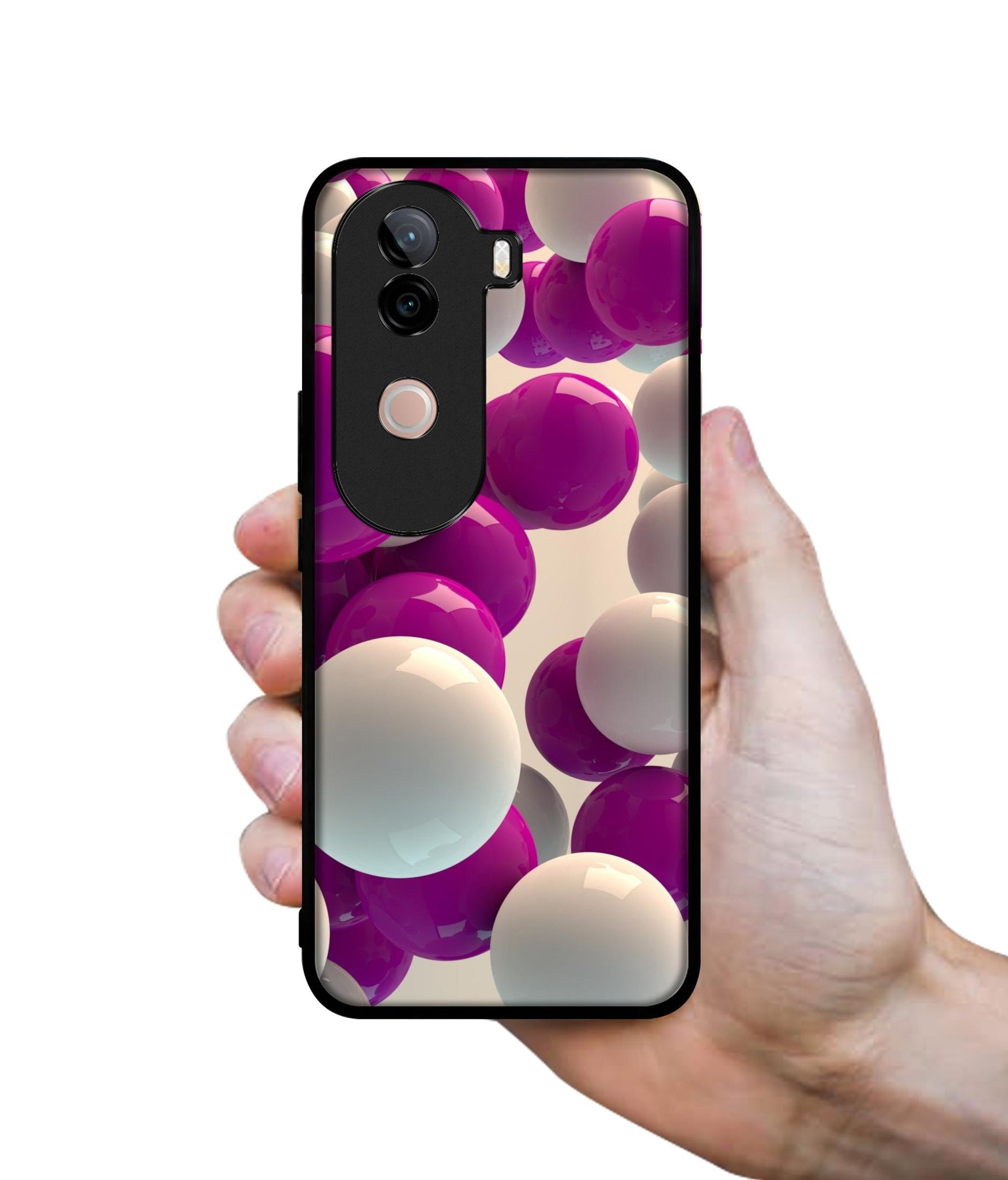 3D Balloons Design Designer 2D Printed Back Case Cover for Vivo V40e 5G / iQOO Z9s 5G