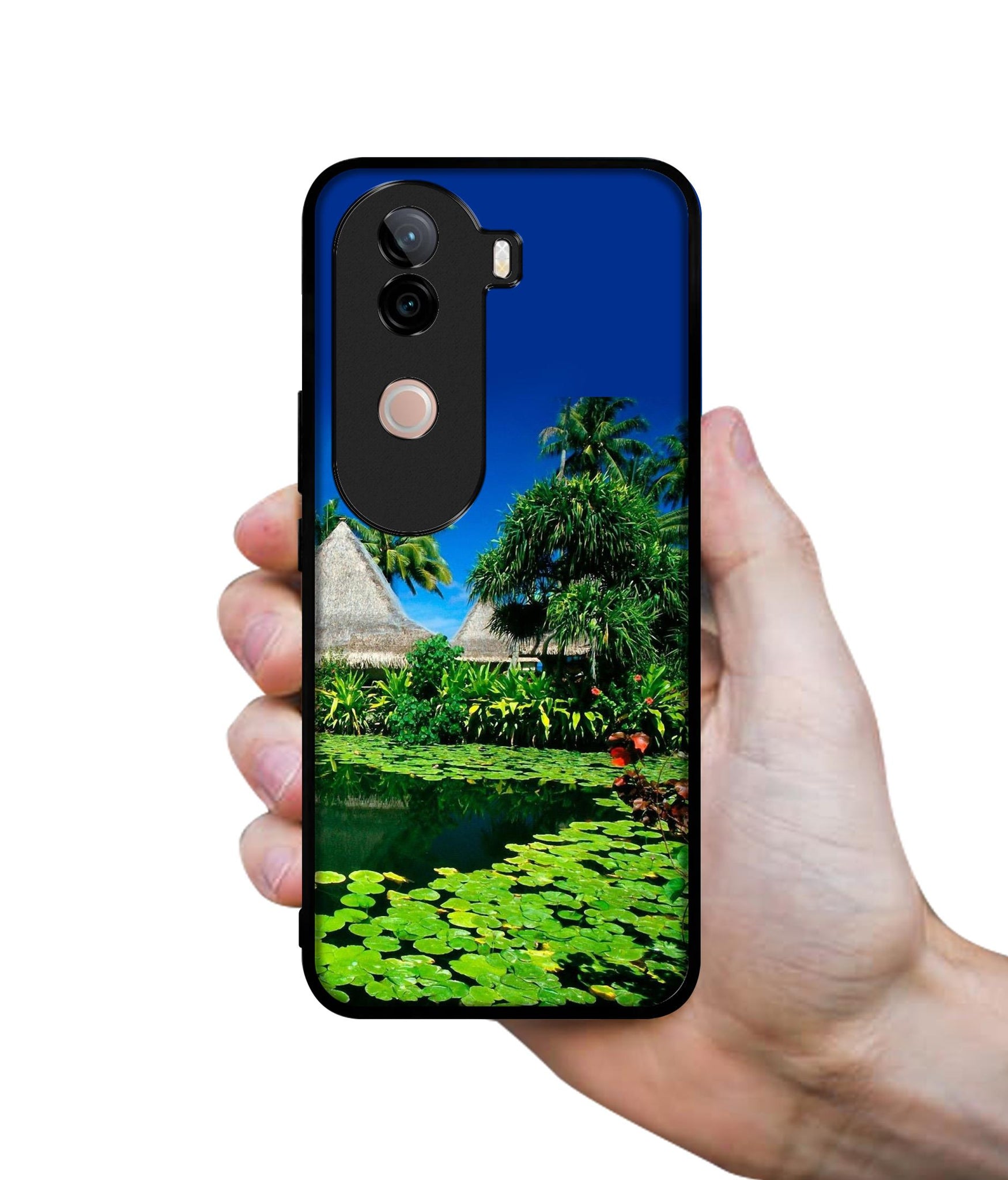 Tropics Water Design Designer 2D Printed Back Case Cover for Vivo V40e 5G / iQOO Z9s 5G