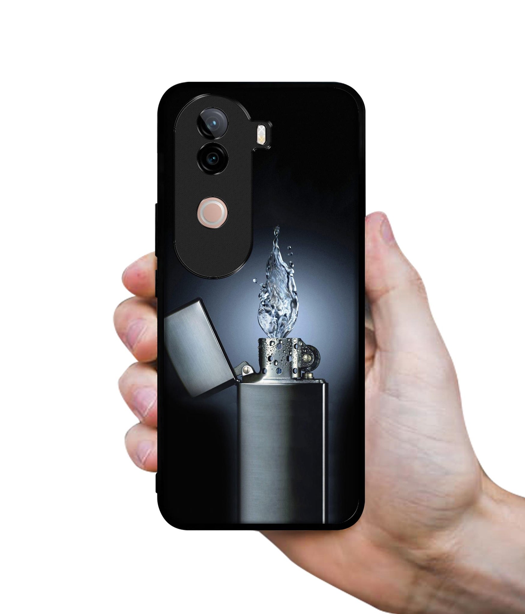Water Lighter Design Designer 2D Printed Back Case Cover for Vivo V40e 5G / iQOO Z9s 5G