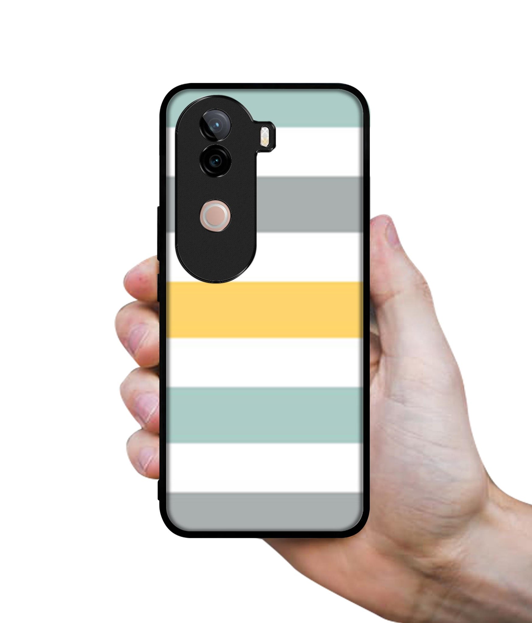 Line Texture Design Designer 2D Printed Back Case Cover for Vivo V40e 5G / iQOO Z9s 5G