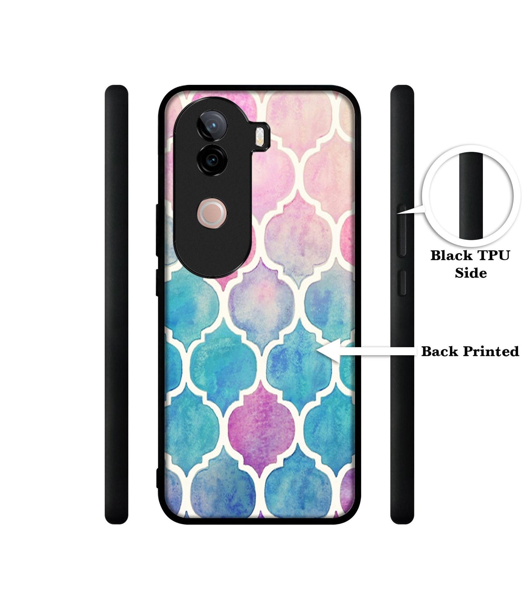 Patterns Art Design Designer 2D Printed Back Case Cover for Vivo V40e 5G / iQOO Z9s 5G
